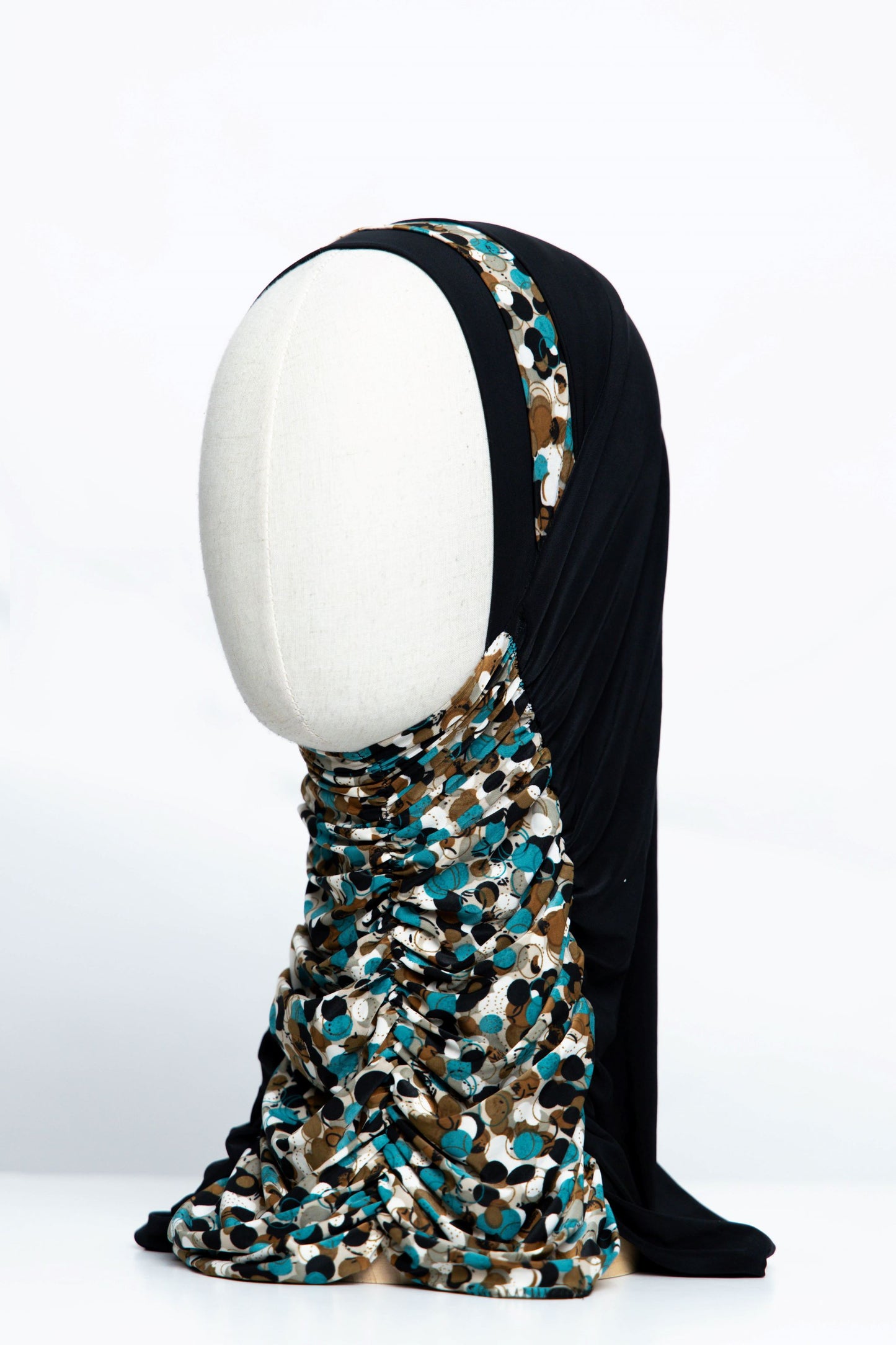 Printed Gathering Ready-made Hijab