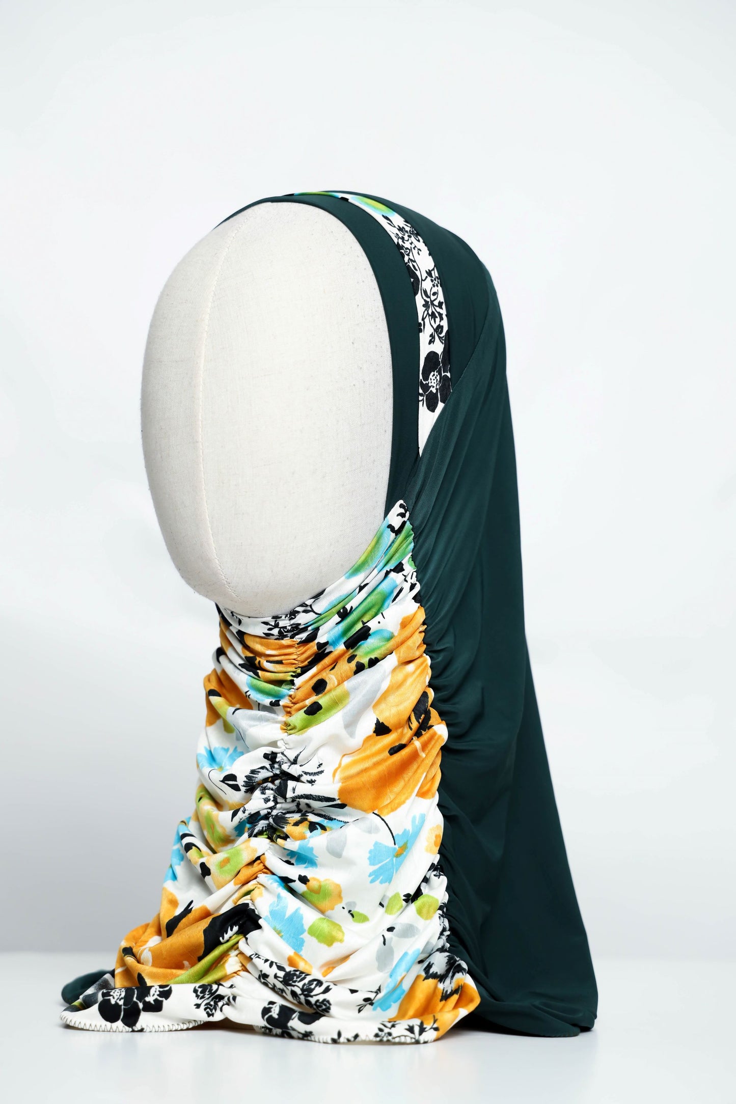 Printed Gathering Ready-made Hijab