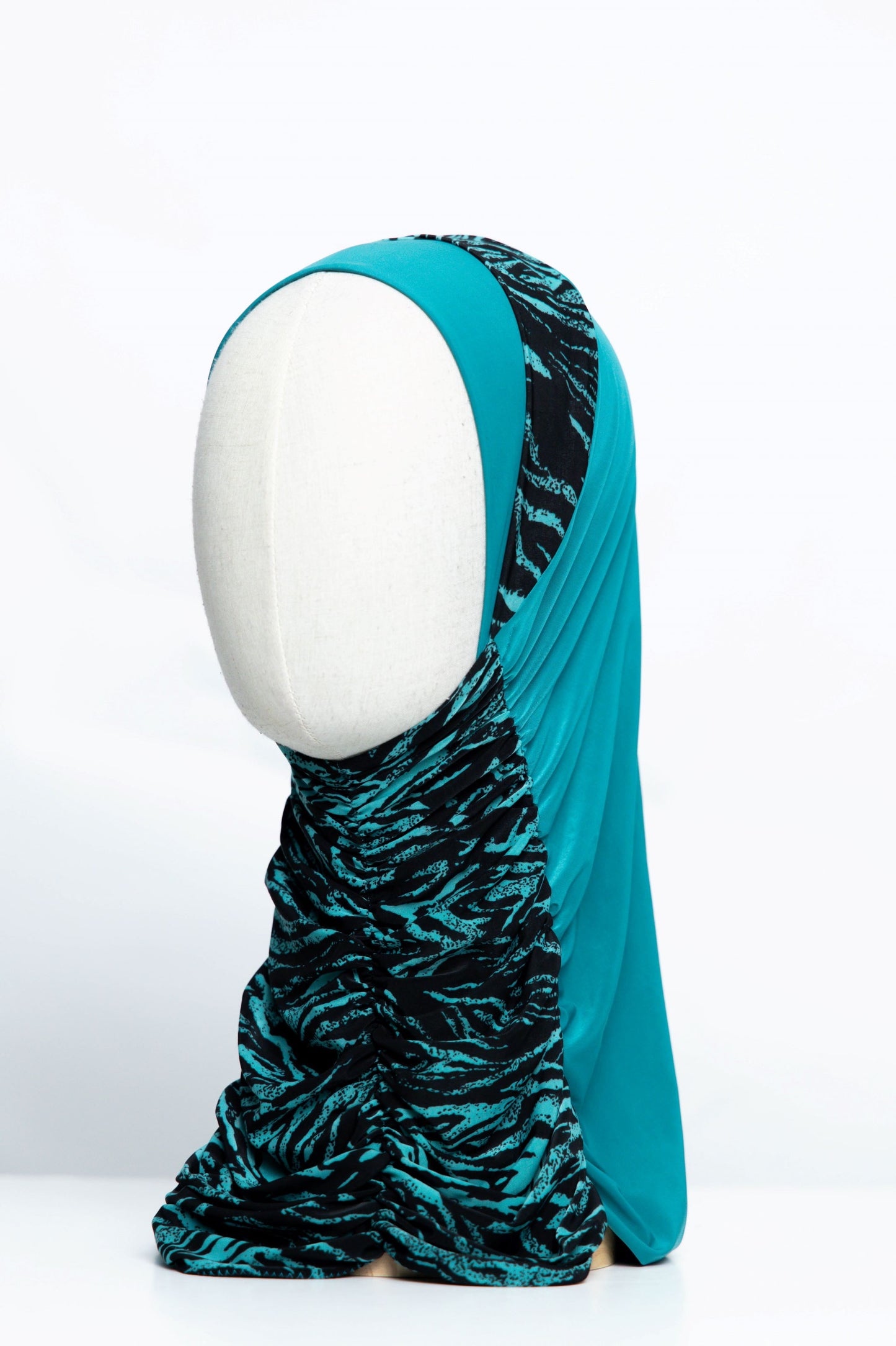 Printed Gathering Ready-made Hijab
