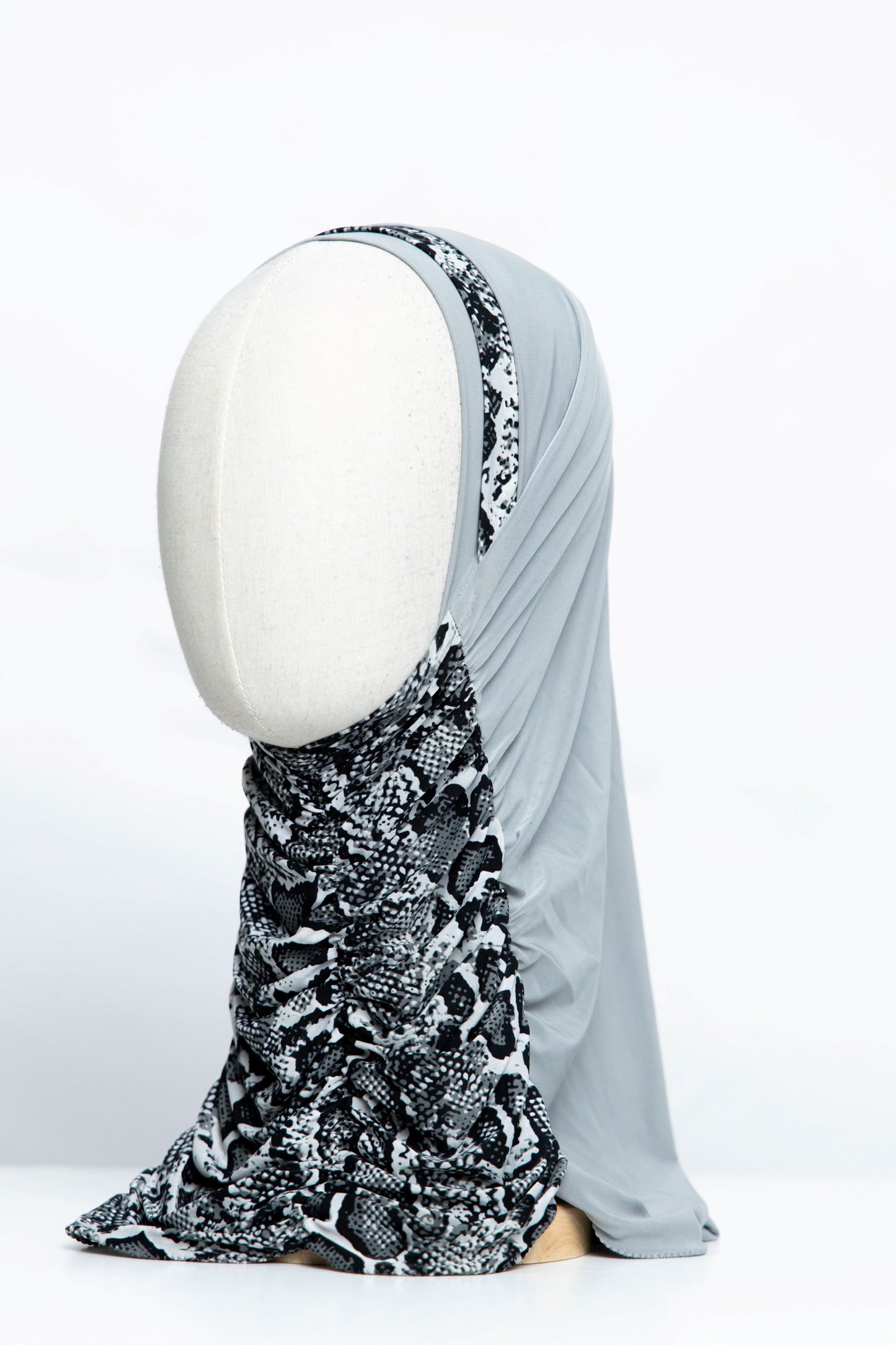 Printed Gathering Ready-made Hijab