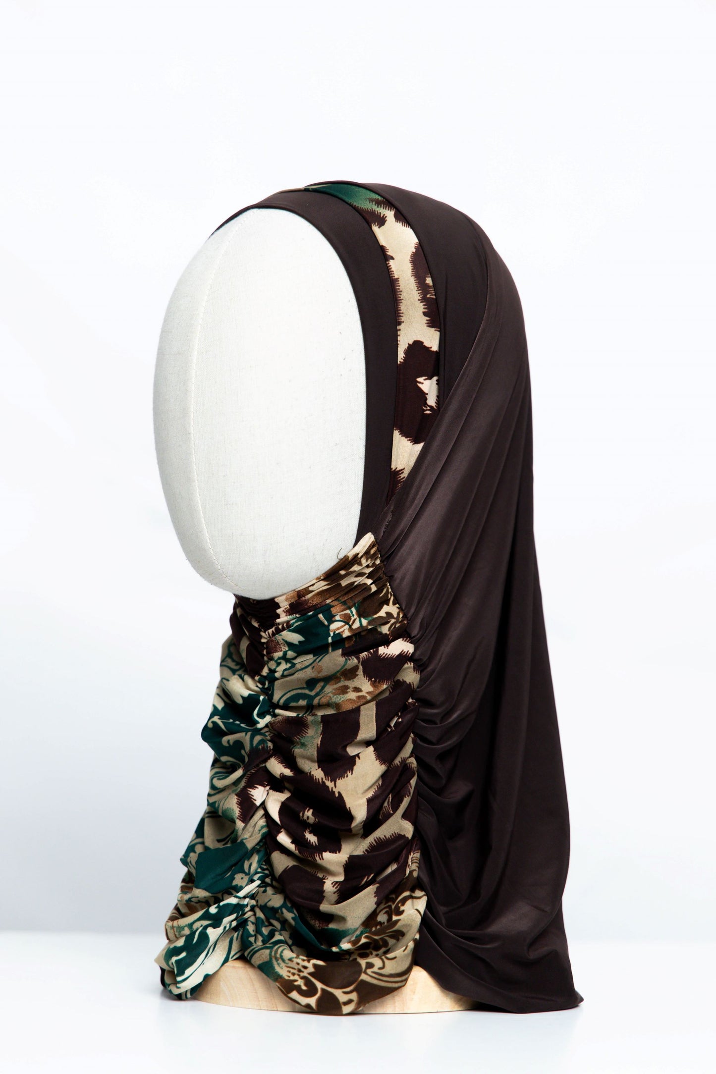 Printed Gathering Ready-made Hijab