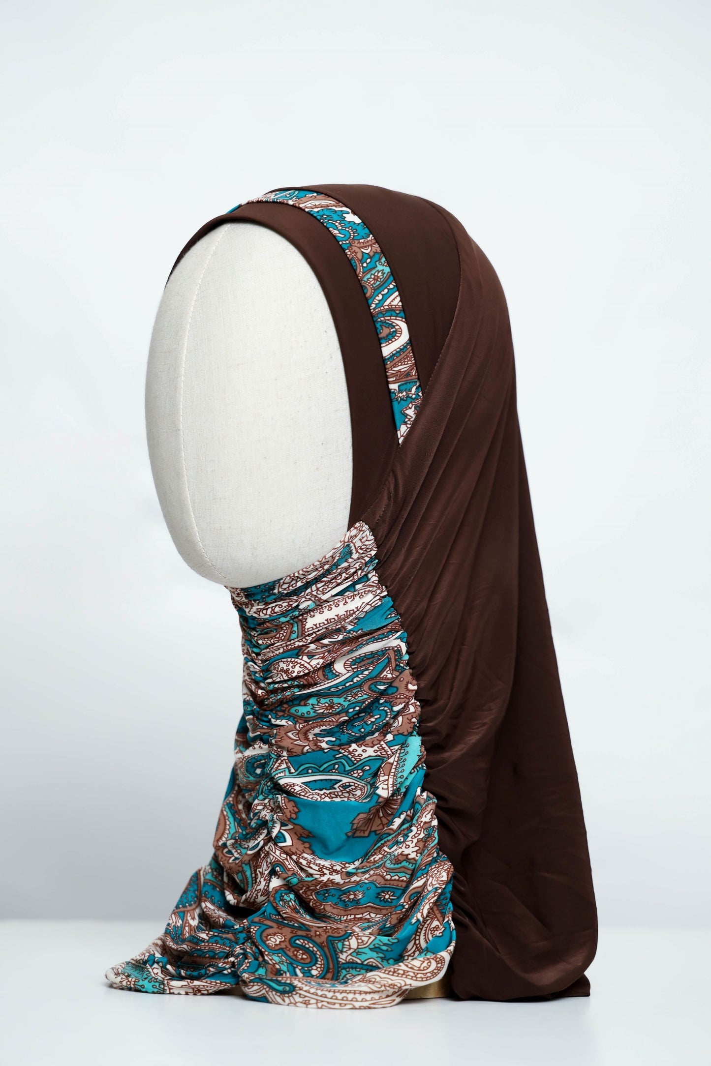 Printed Gathering Ready-made Hijab