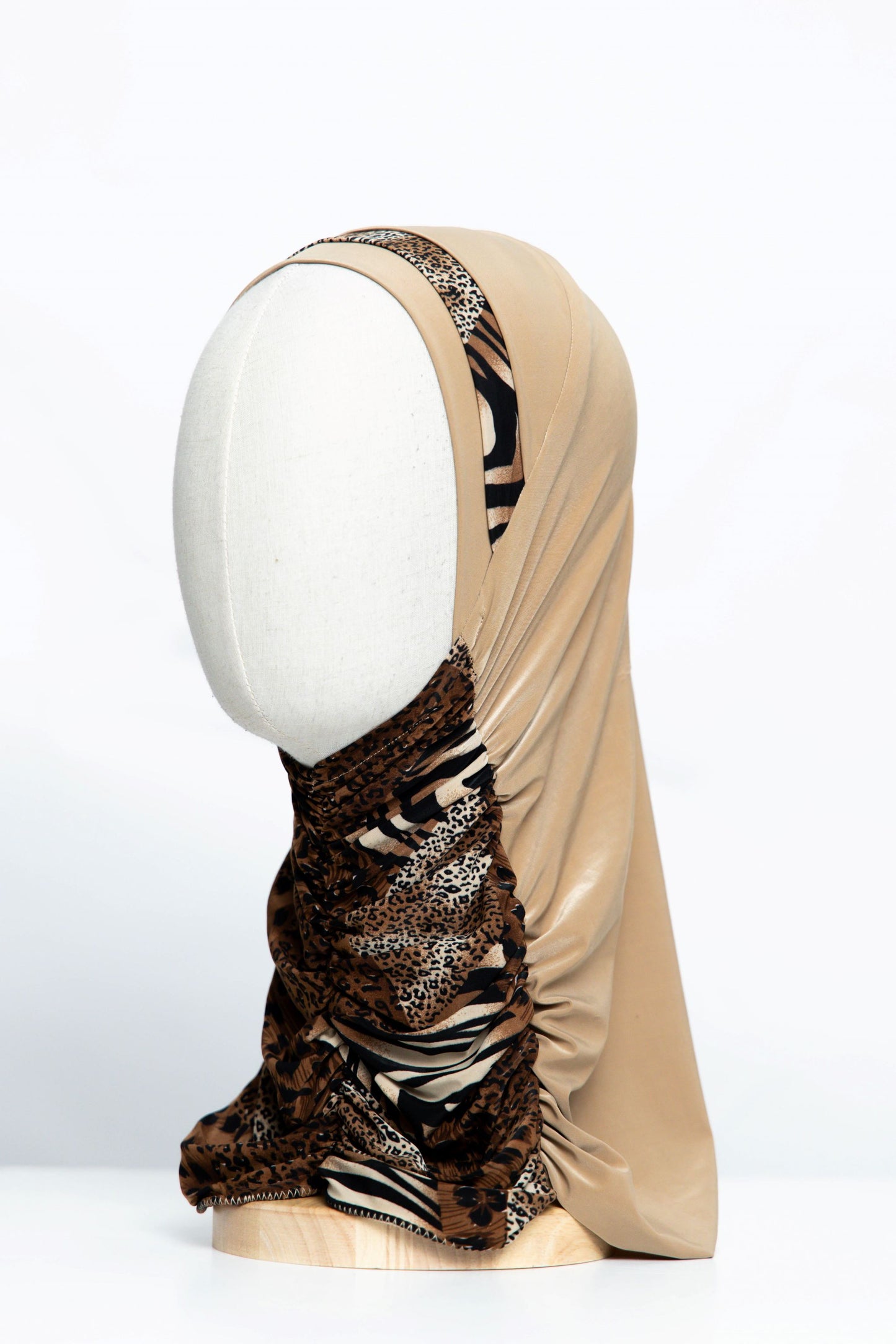Printed Gathering Ready-made Hijab