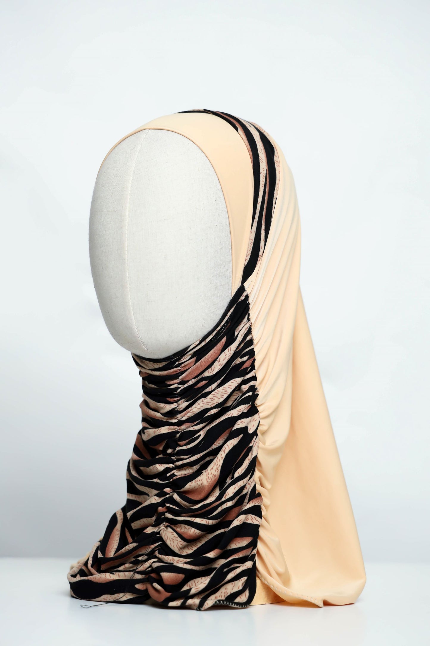 Printed Gathering Ready-made Hijab