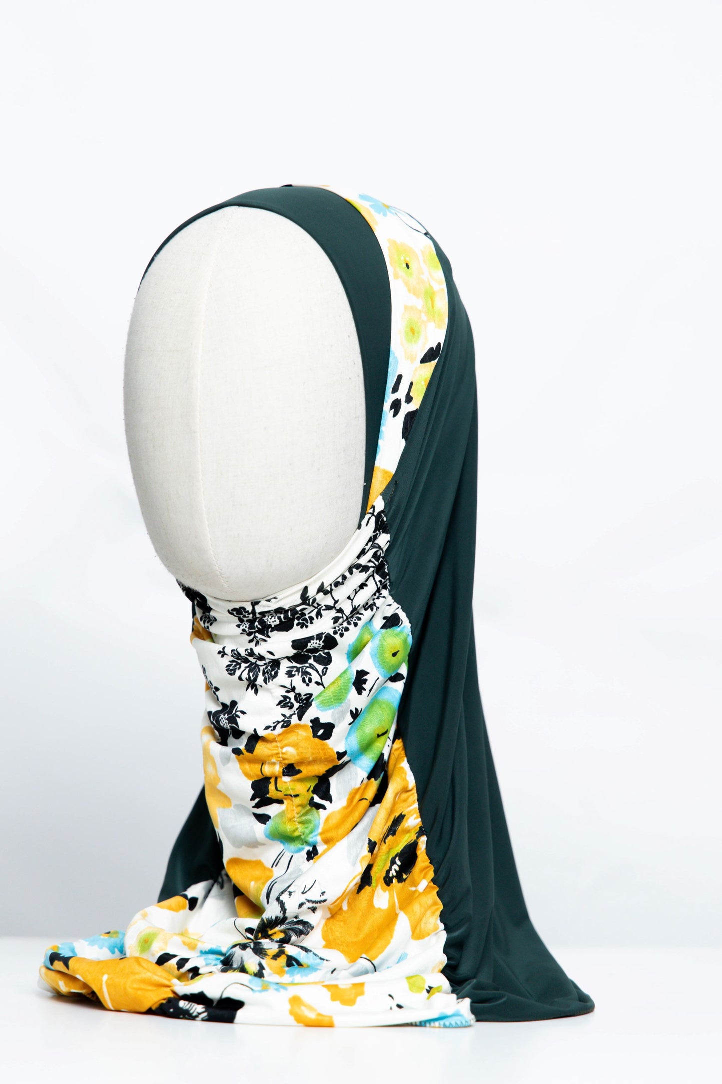 Printed Gathering Ready-made Hijab