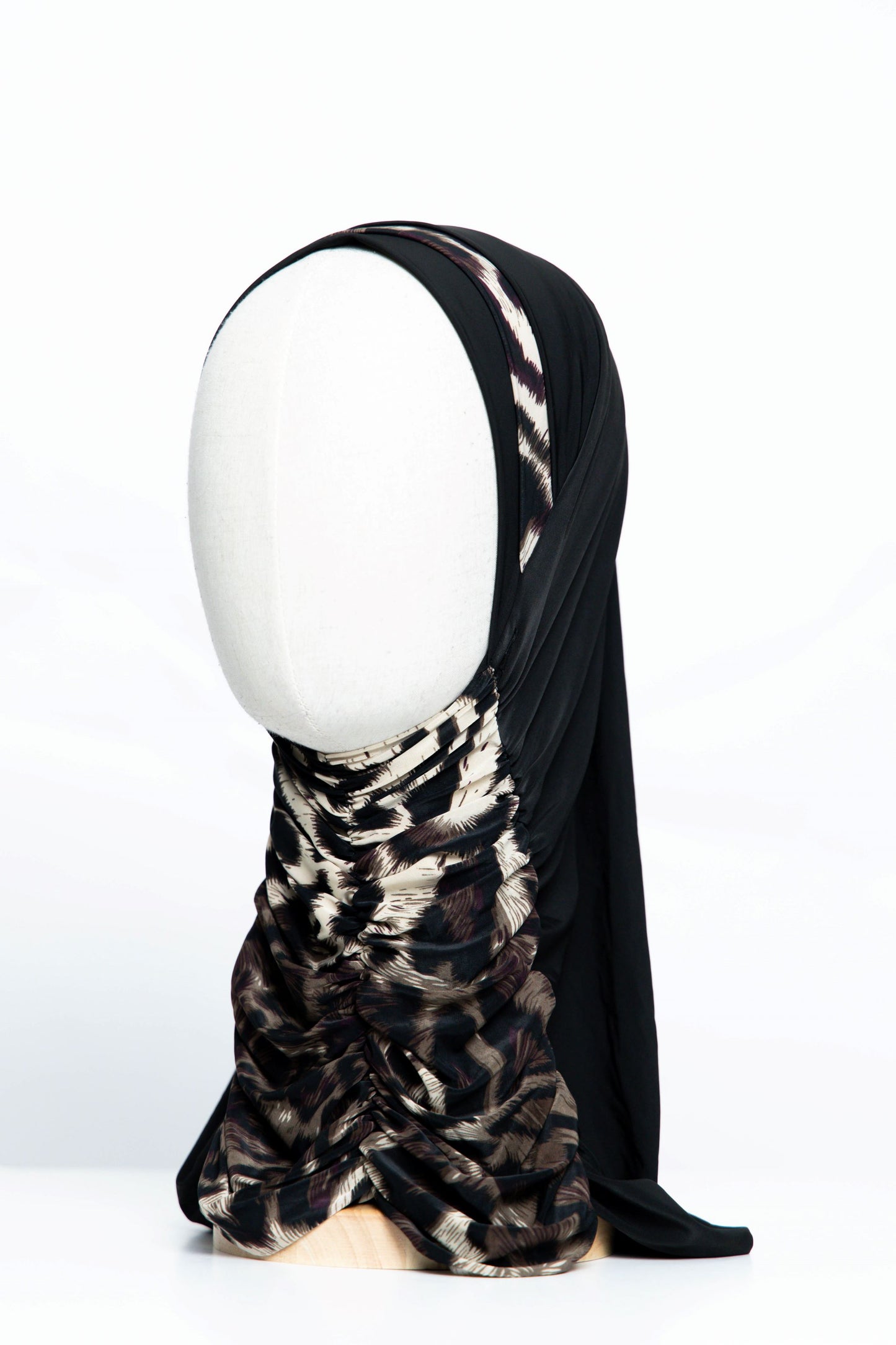 Printed Gathering Ready-made Hijab