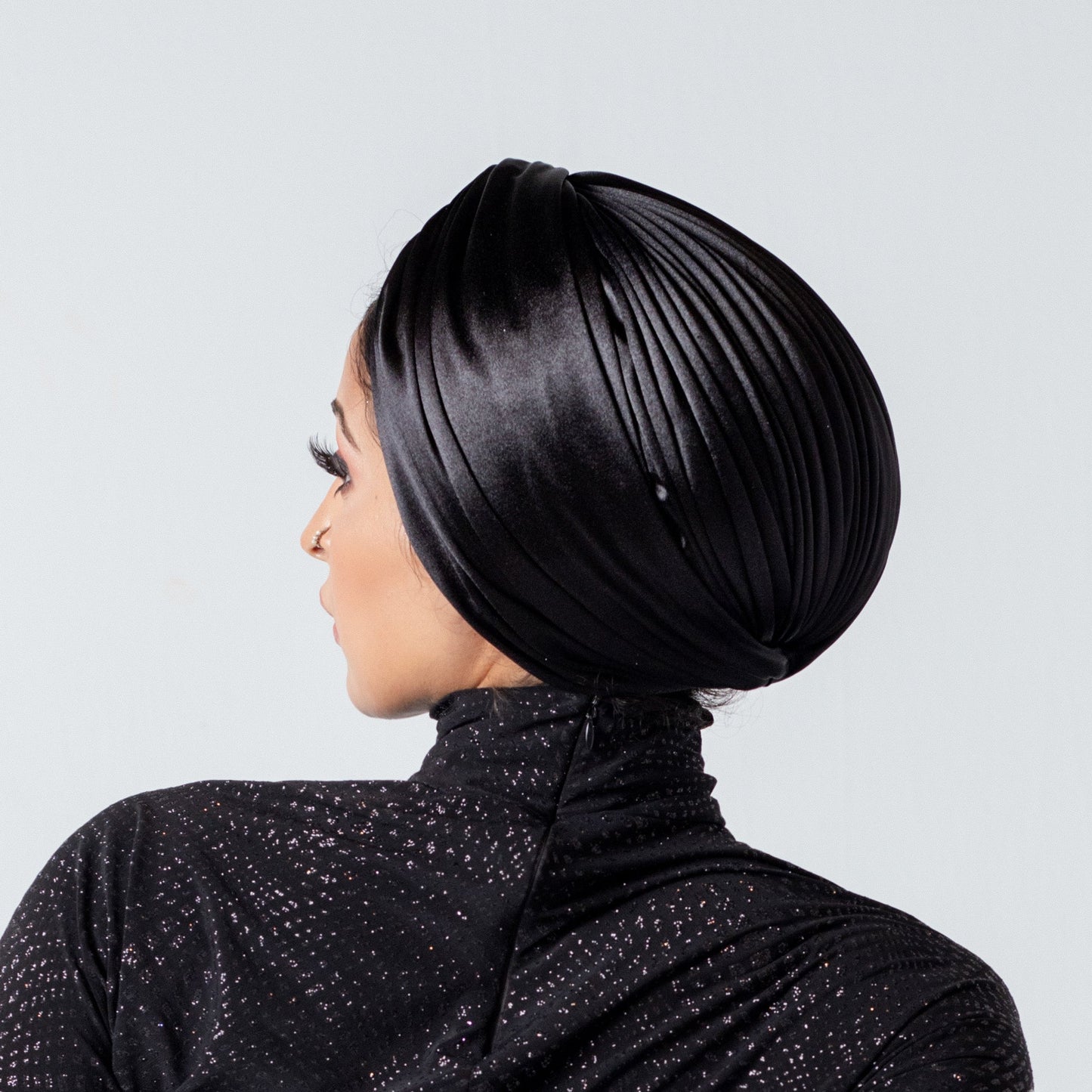 Satin twisted Turban