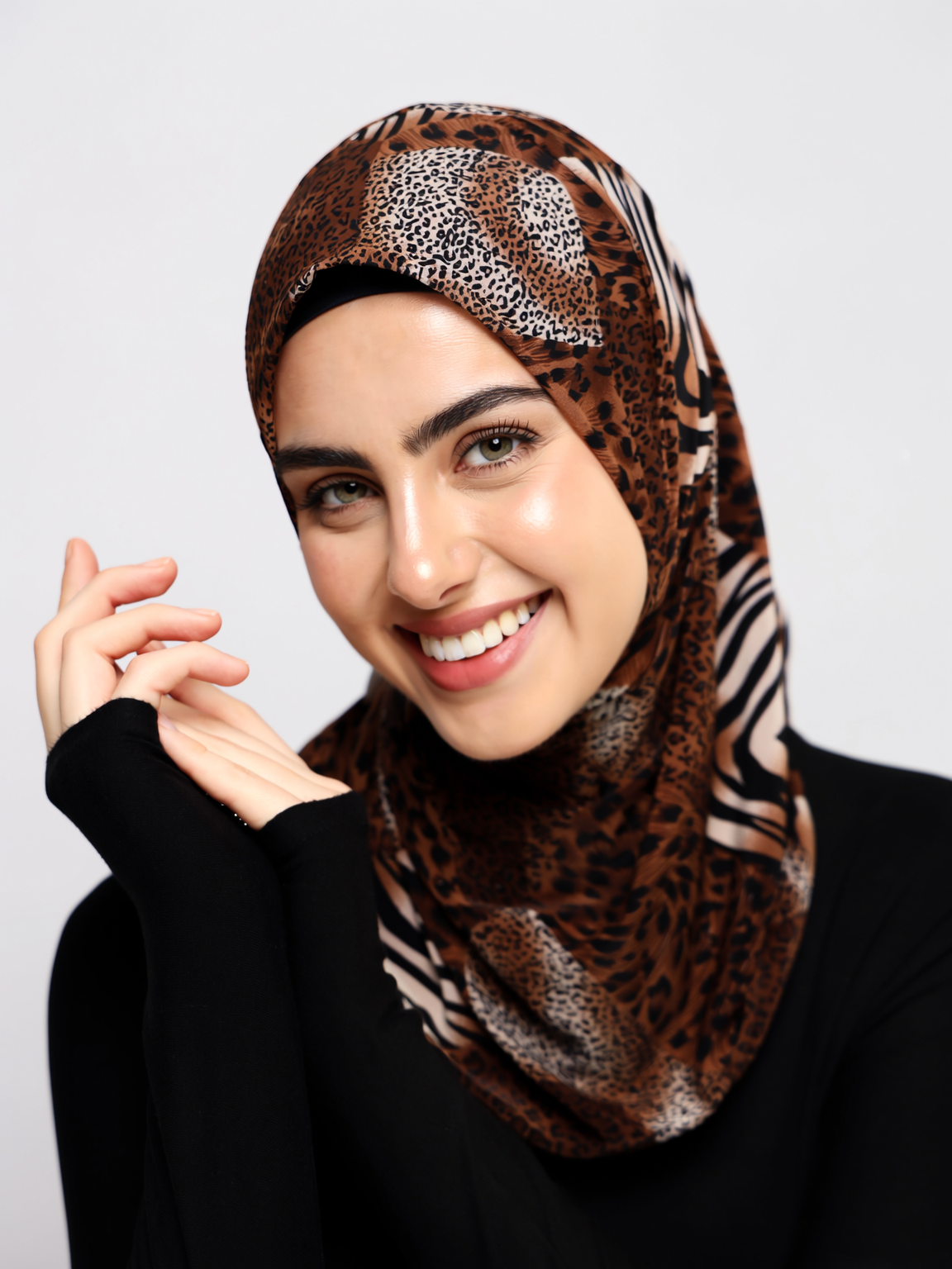 Printed Lycra Ready-made Hijab