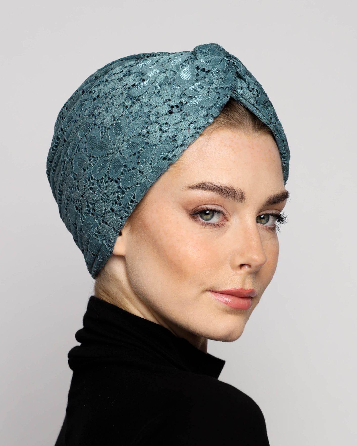 Twisted Lace Turban