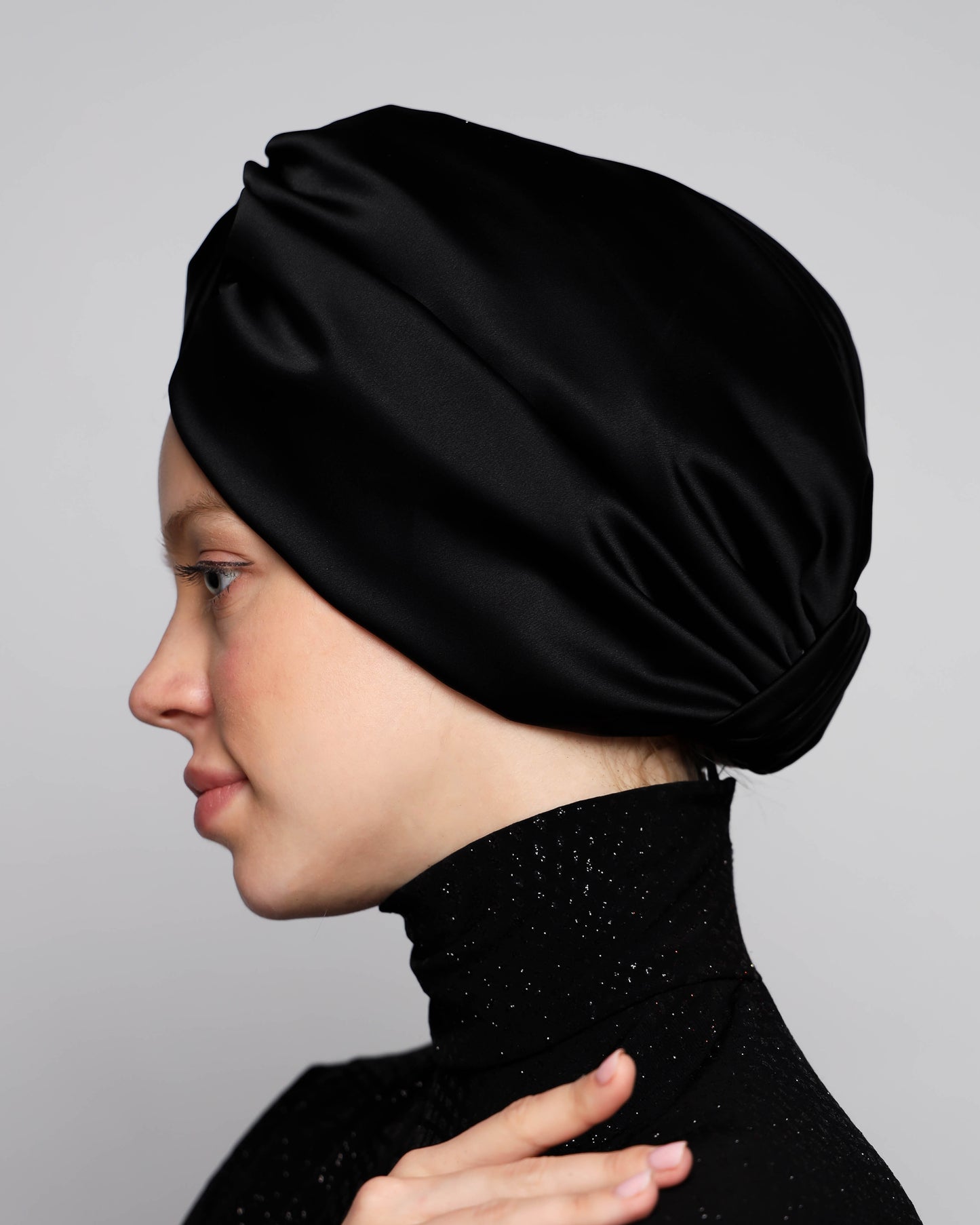 Twisted Satin Turban
