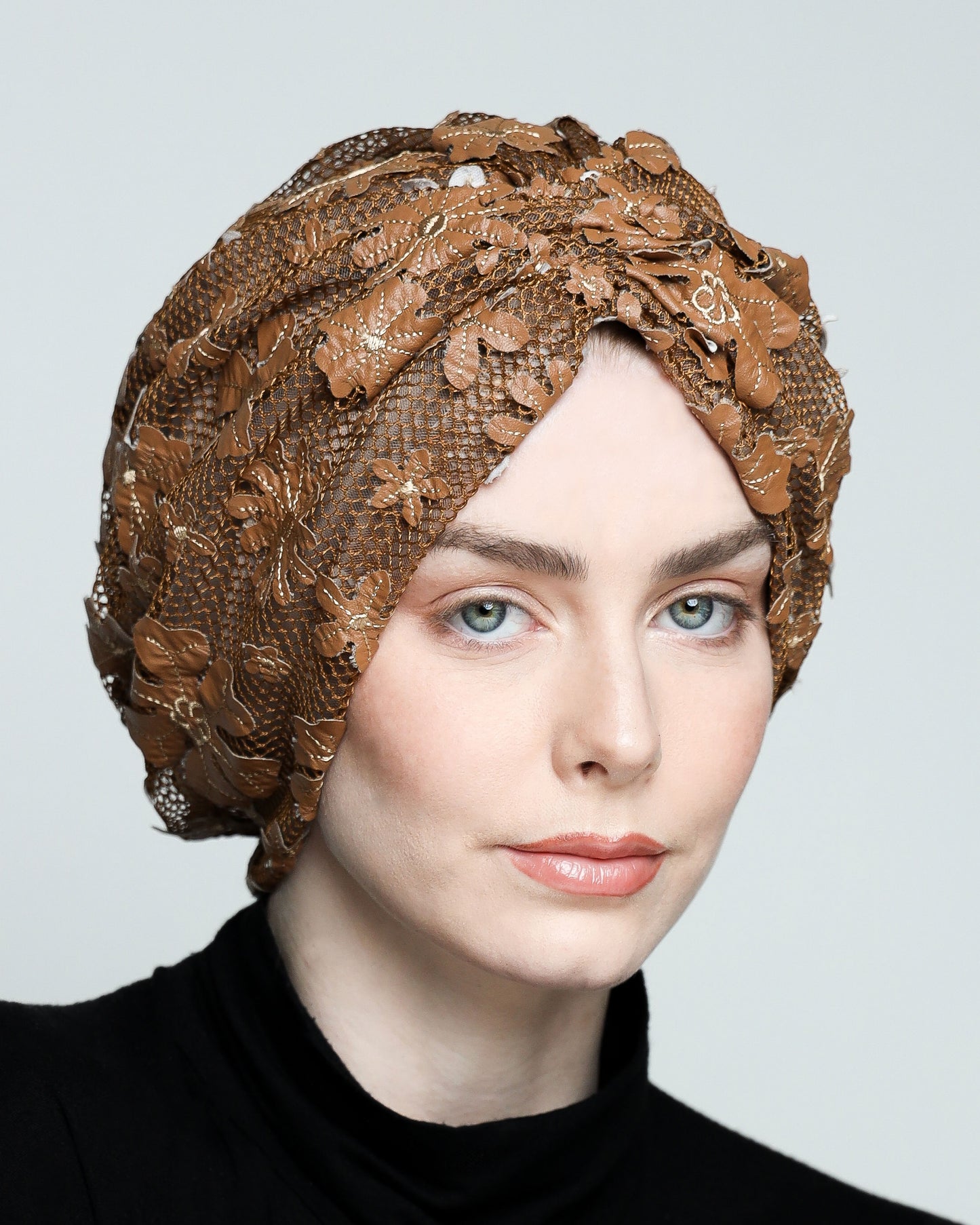 Gathering Floral Net Turban