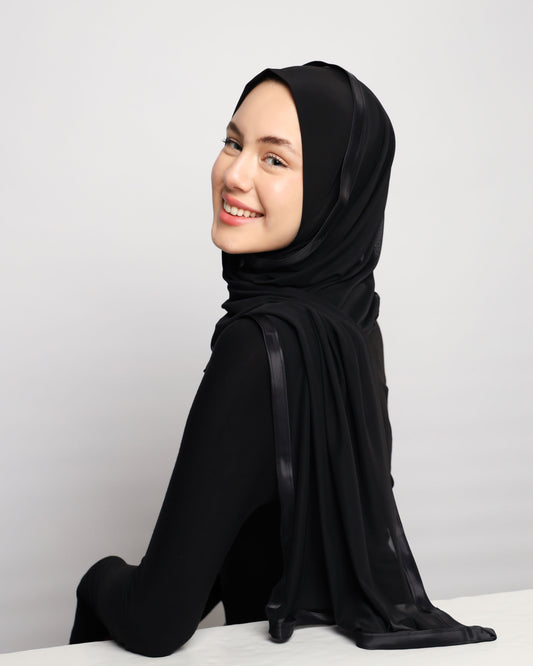 Lycra Plain Ready-made Hijab