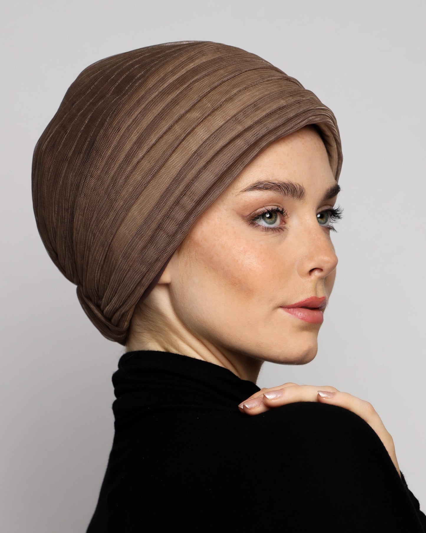 Tulle Pleats Turban