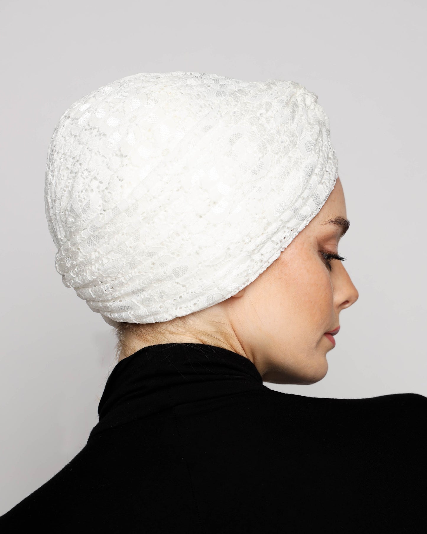 Twisted Lace Turban