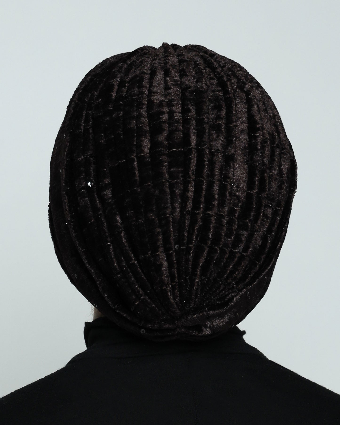 Gathering Velvet Sequin Turban