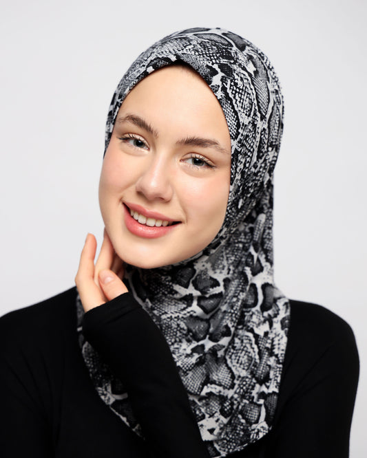 Printed Lycra Ready-made Hijab