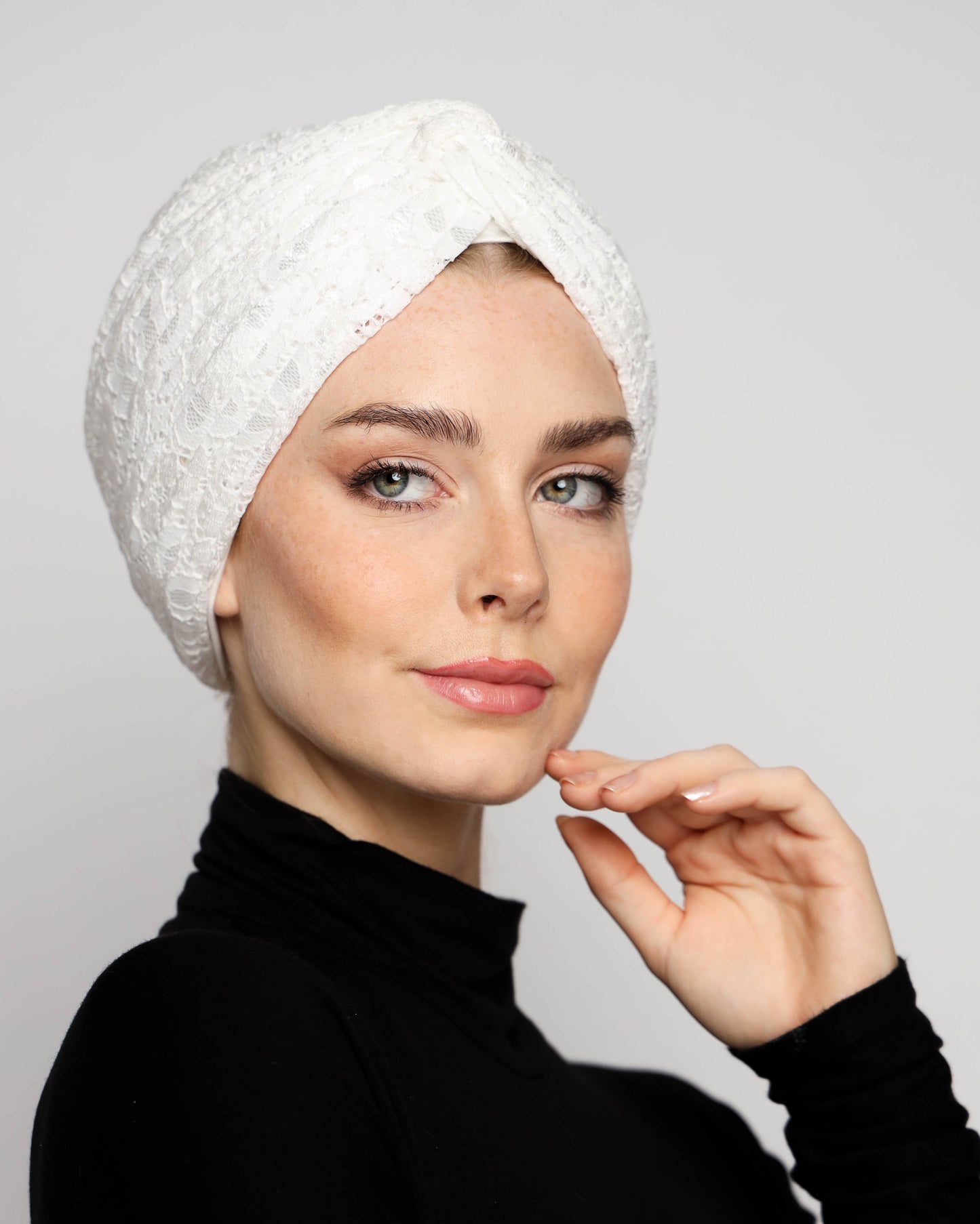 Twisted Lace Turban