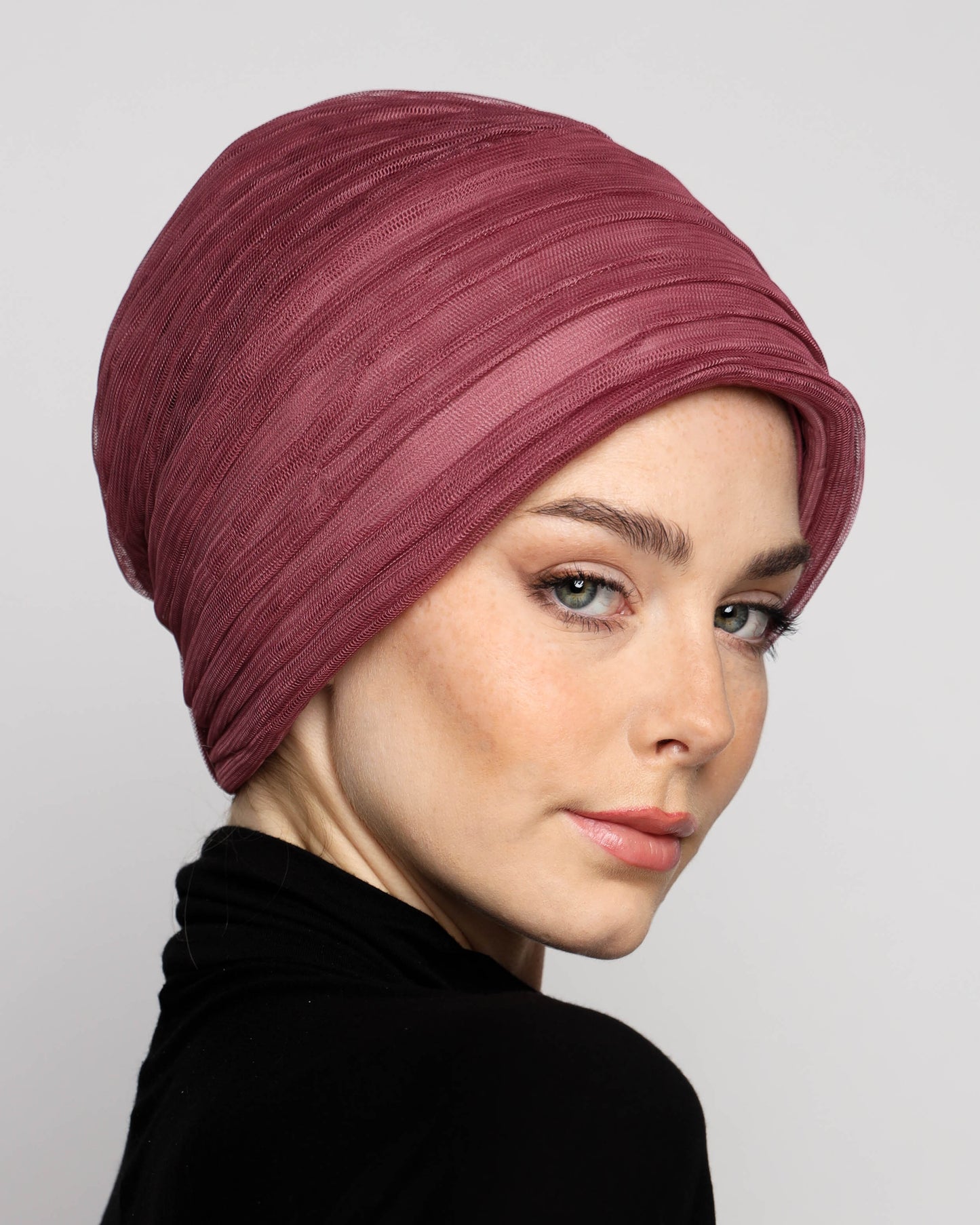 Tulle Pleats Turban