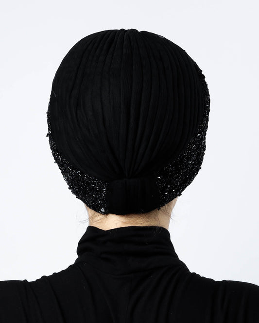 Pleats Sequin Turban
