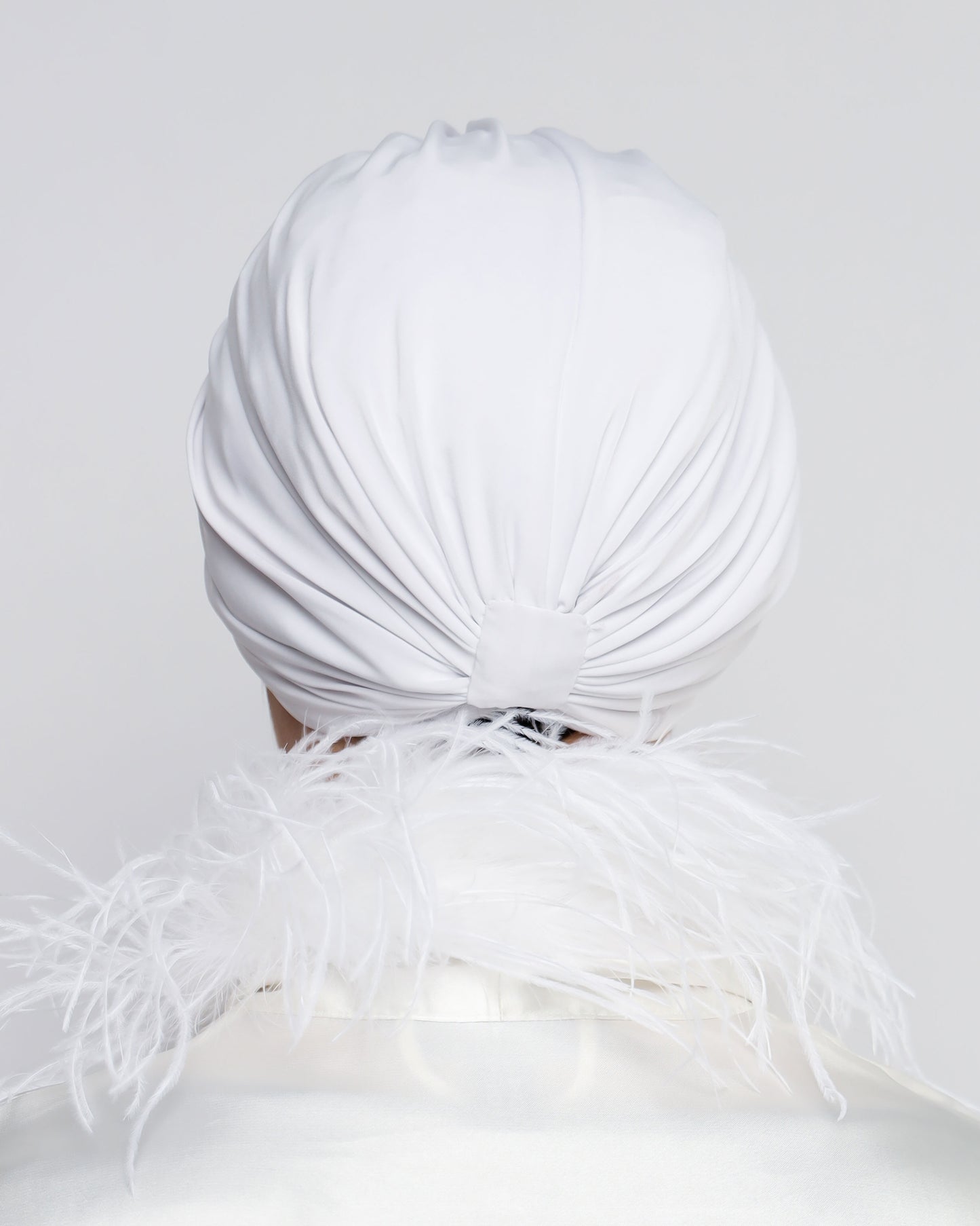 Bridal Pleats Lycra Turban