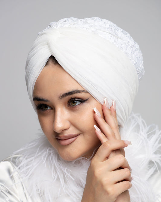 Bridal Twisted Turban