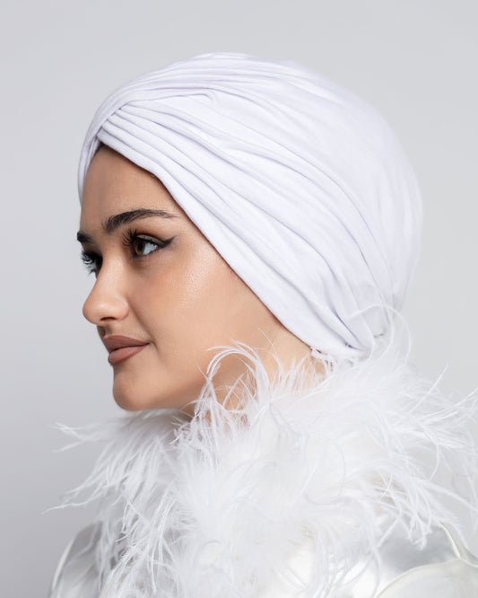 Bridal Pleats Pure Cotton Turban
