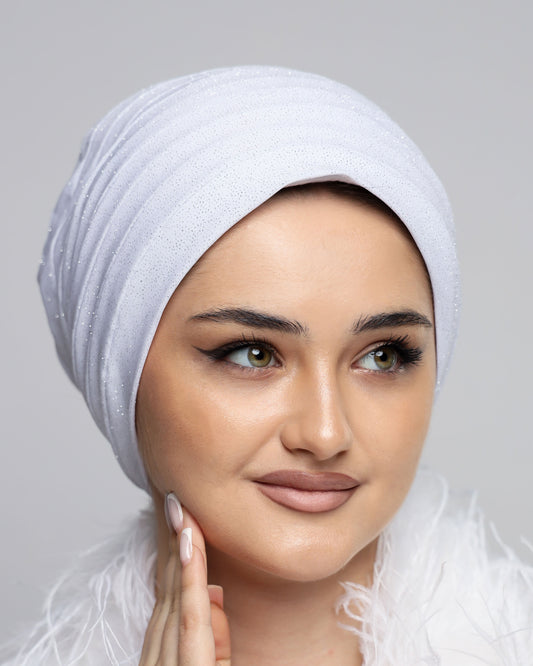 Bridal Glittery Turban