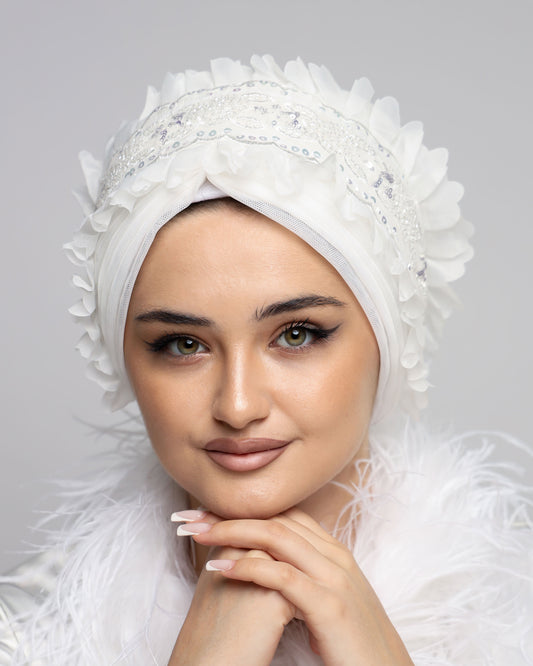 Bridal Beaded Turban