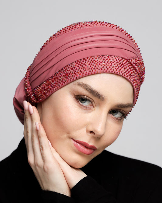 Beading Knot Classic Turban Lycra
