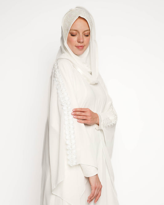 pearls flower kaftan