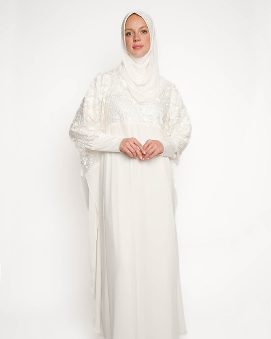Off-white Guipure Lace kaftan