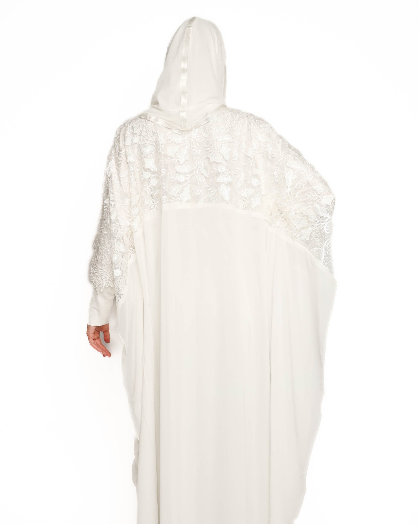 Off-white Guipure Lace kaftan
