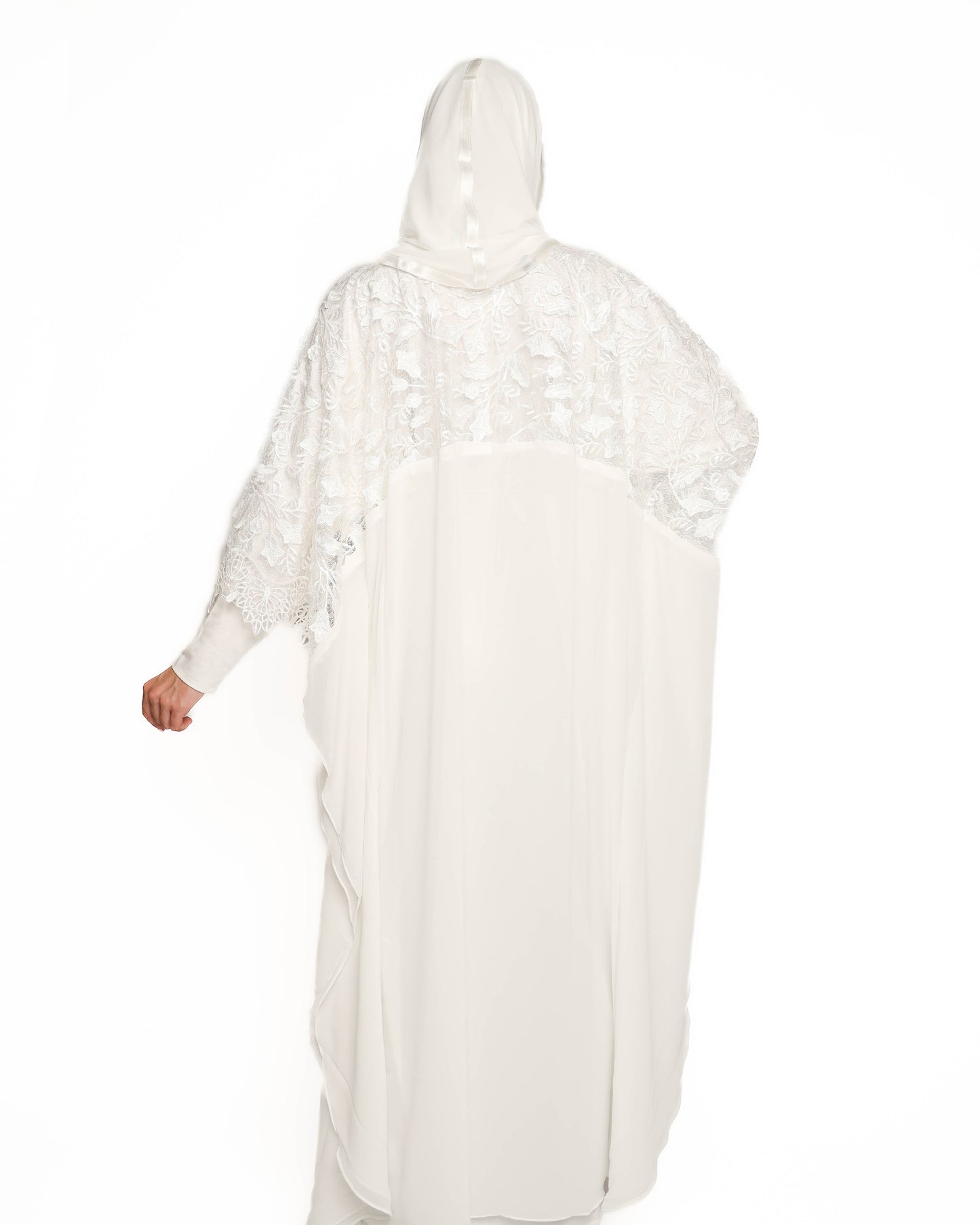 Off-white Guipure Lace kaftan