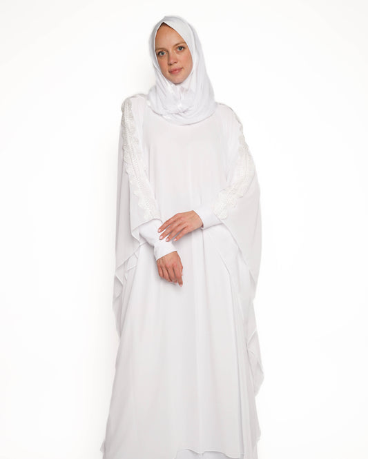 Lace Chiffon Kaftan