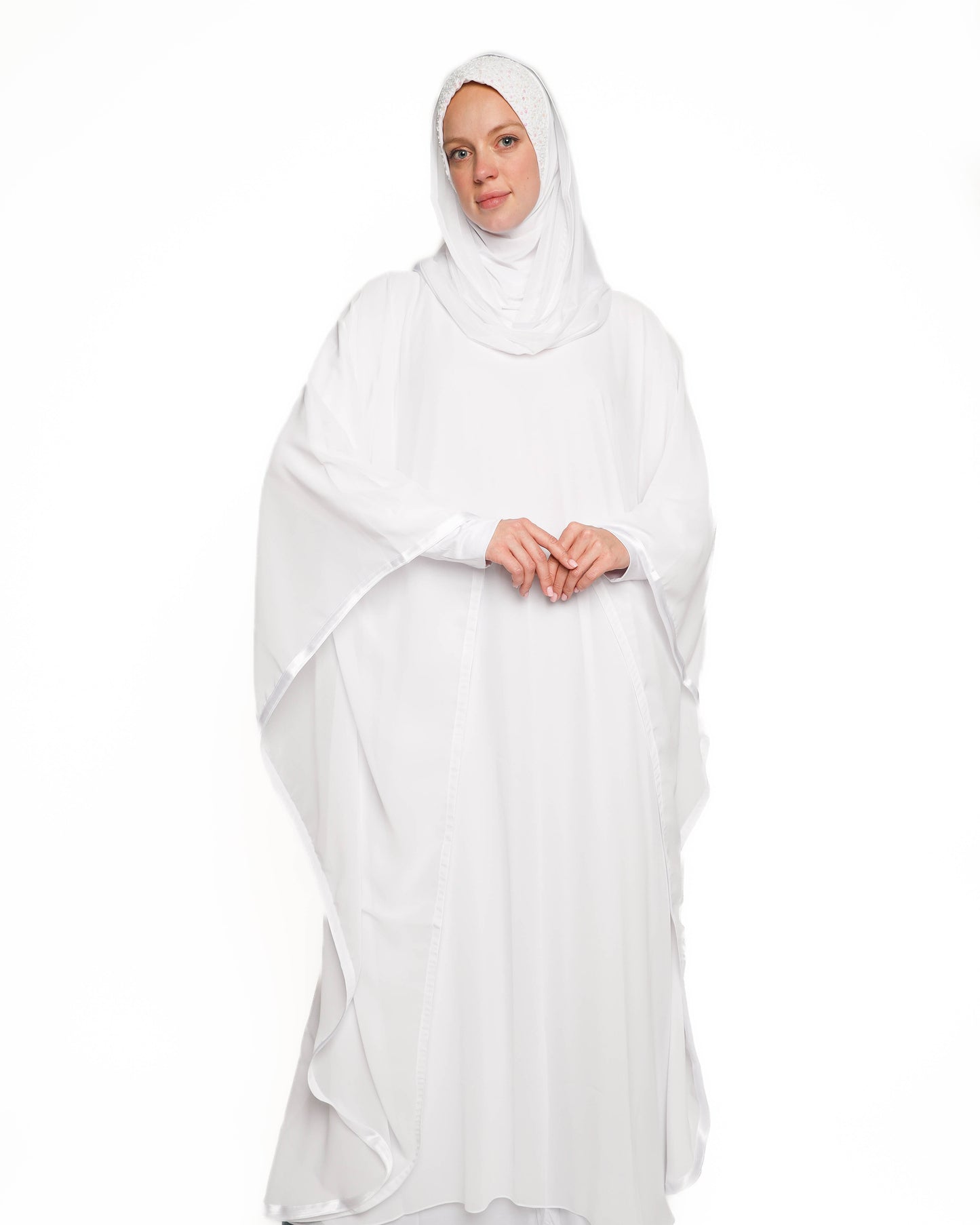 White Chiffon Caftan