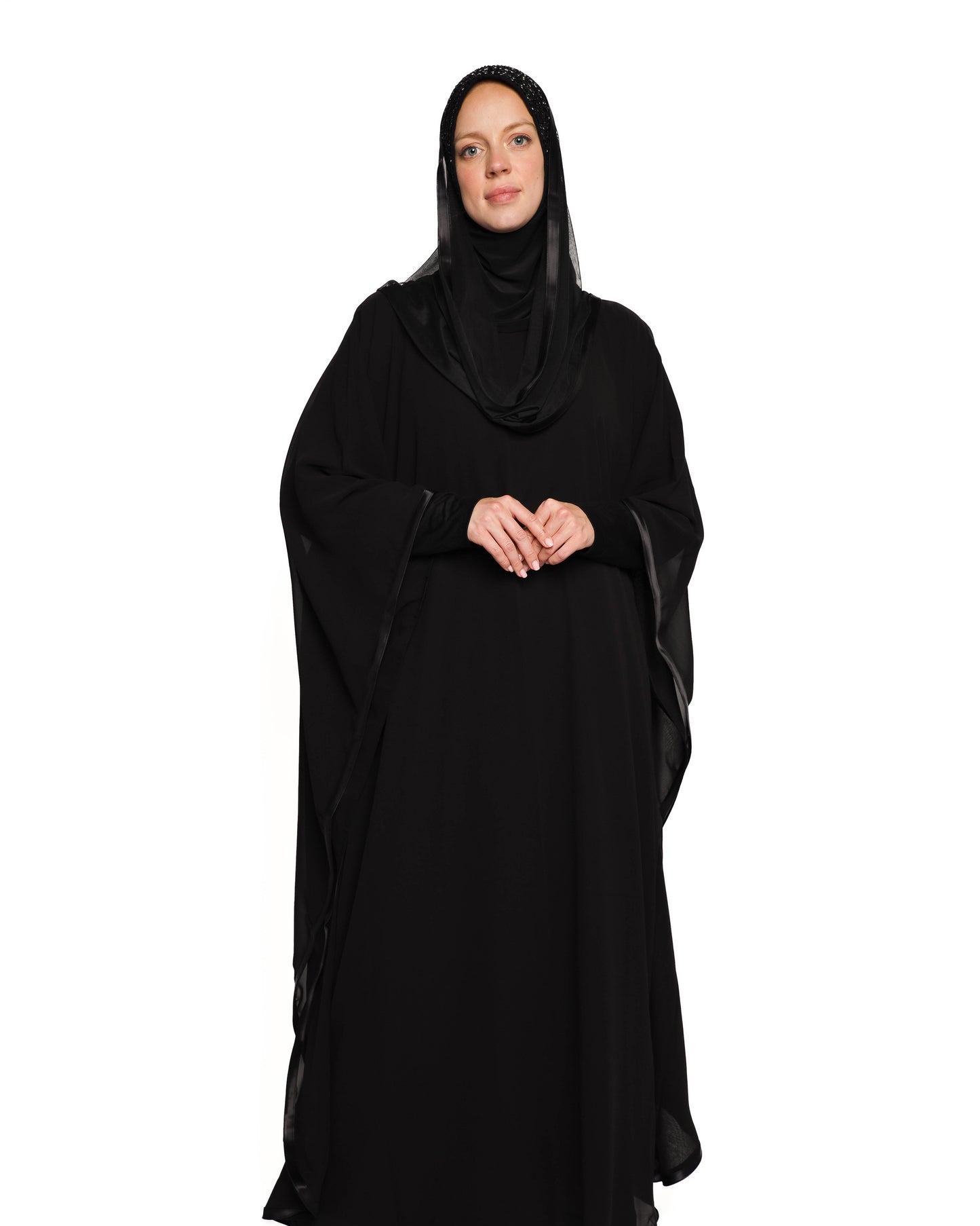 Black Chiffon kaftan