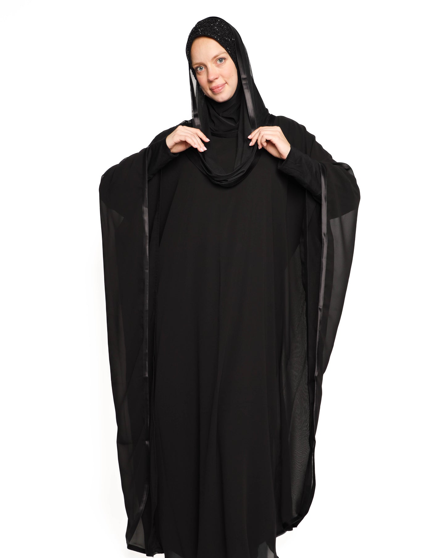 Black Chiffon kaftan