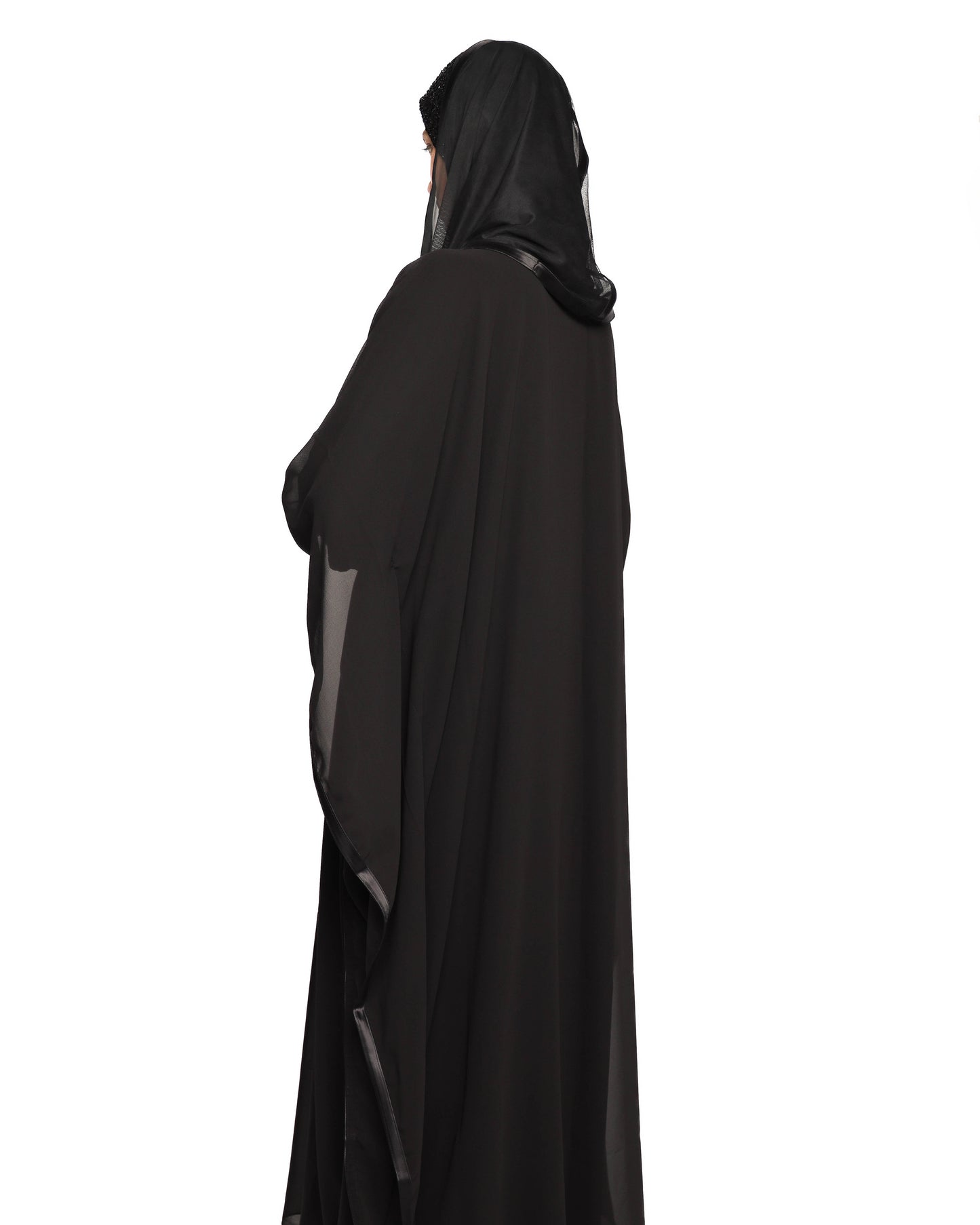 Black Chiffon kaftan