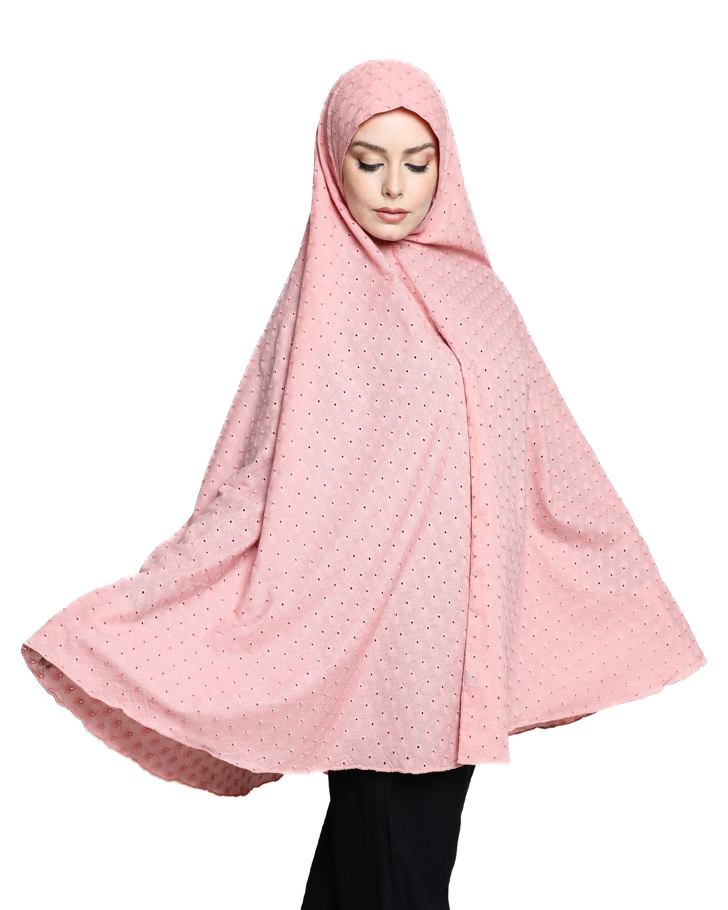Short Plain Praying Hijab