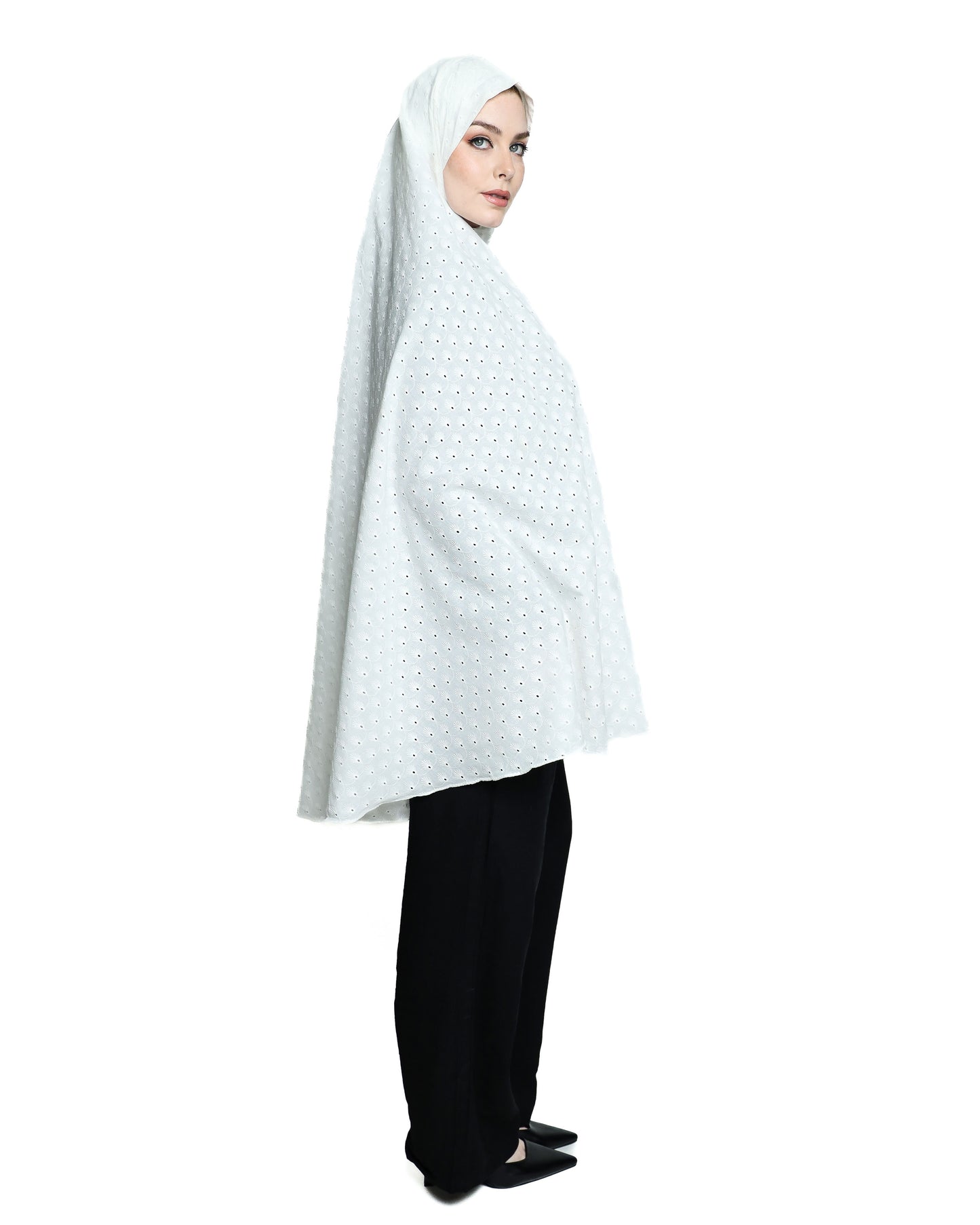 Short Plain Praying Hijab