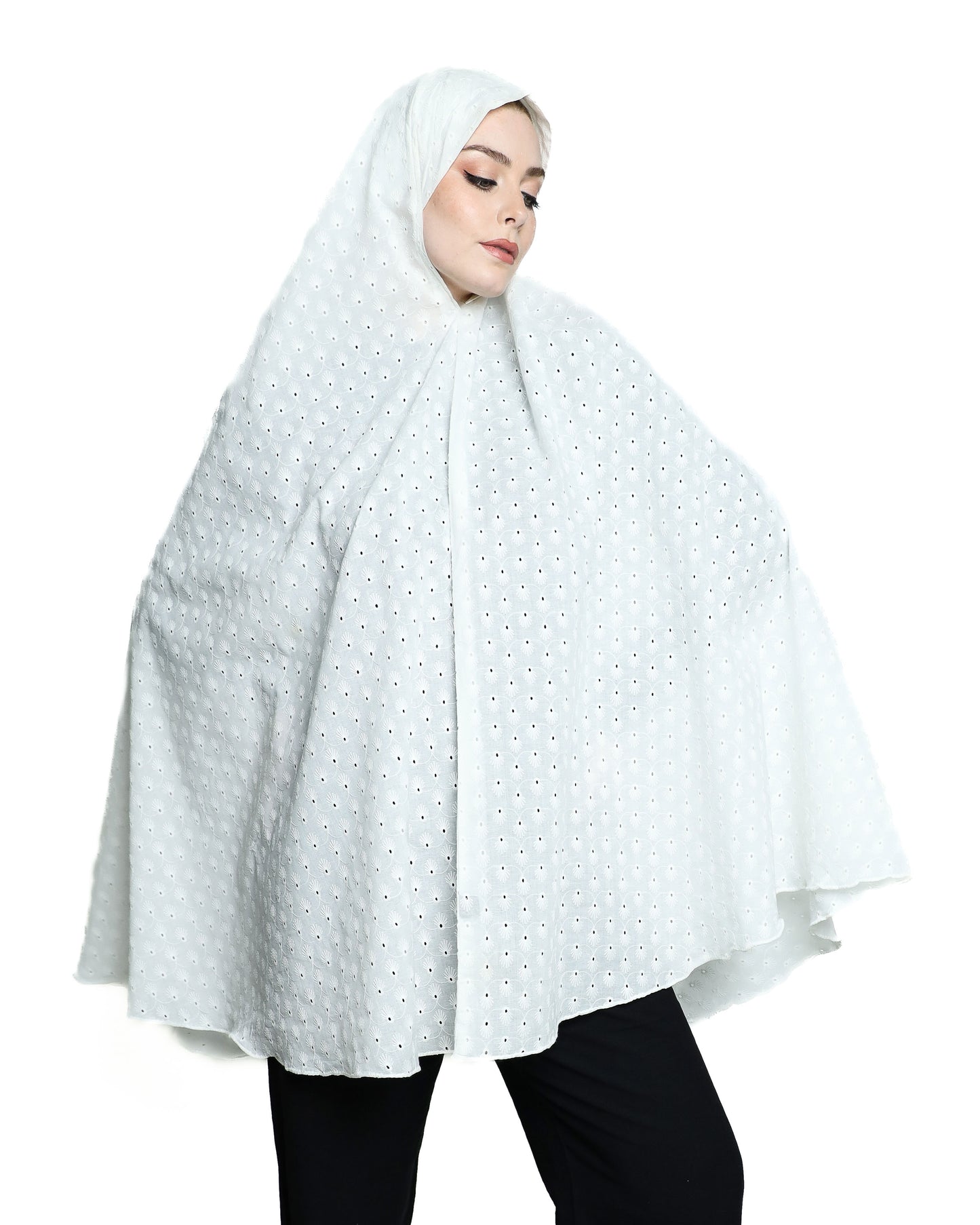 Short Plain Praying Hijab
