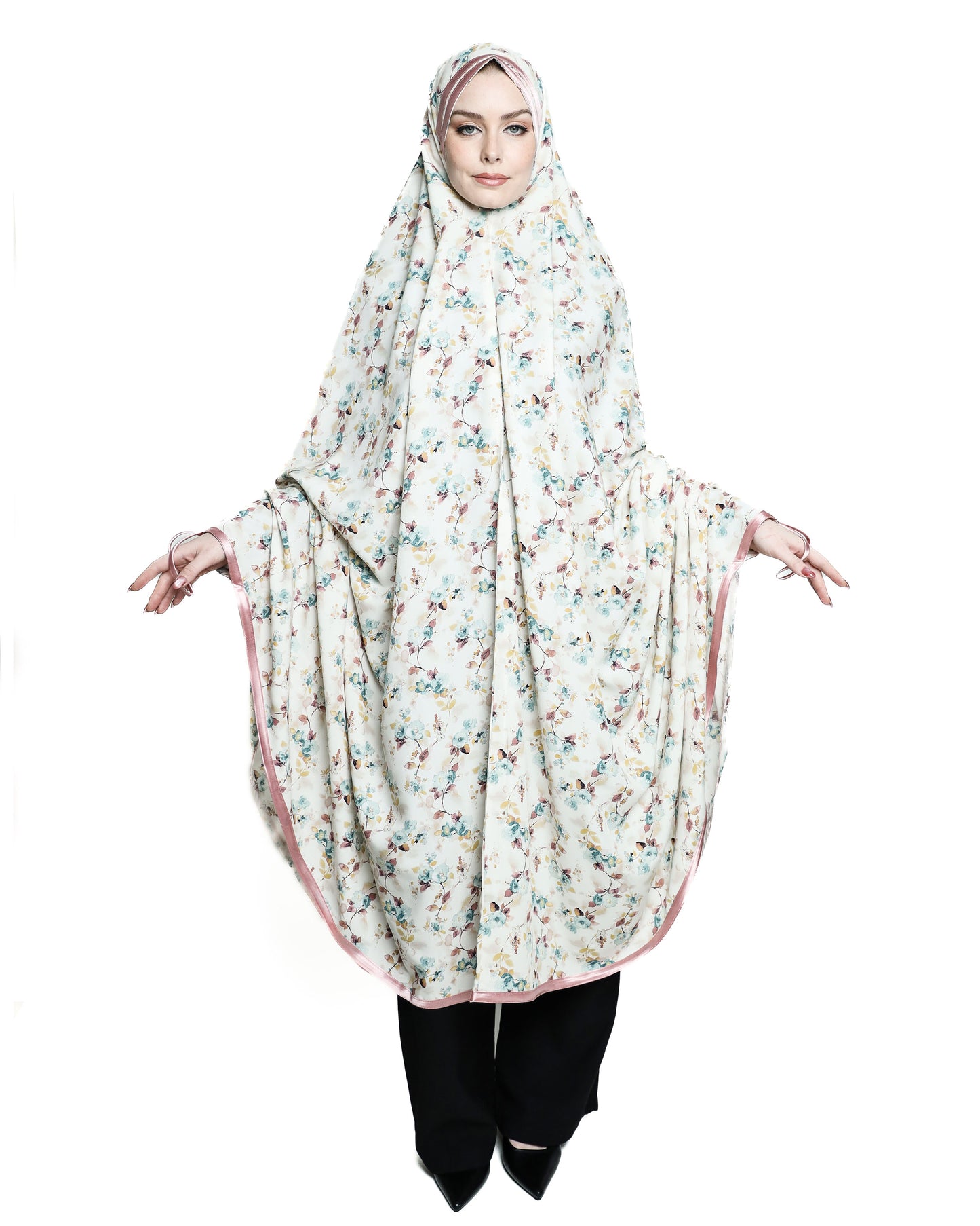 Floral Praying Hijab