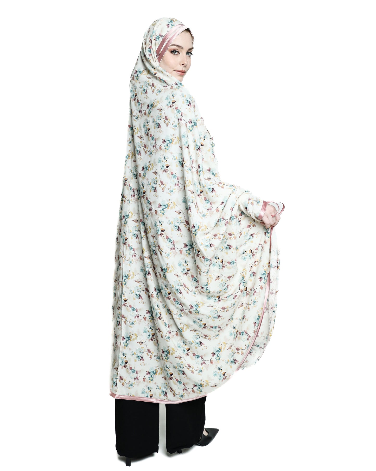 Floral Praying Hijab