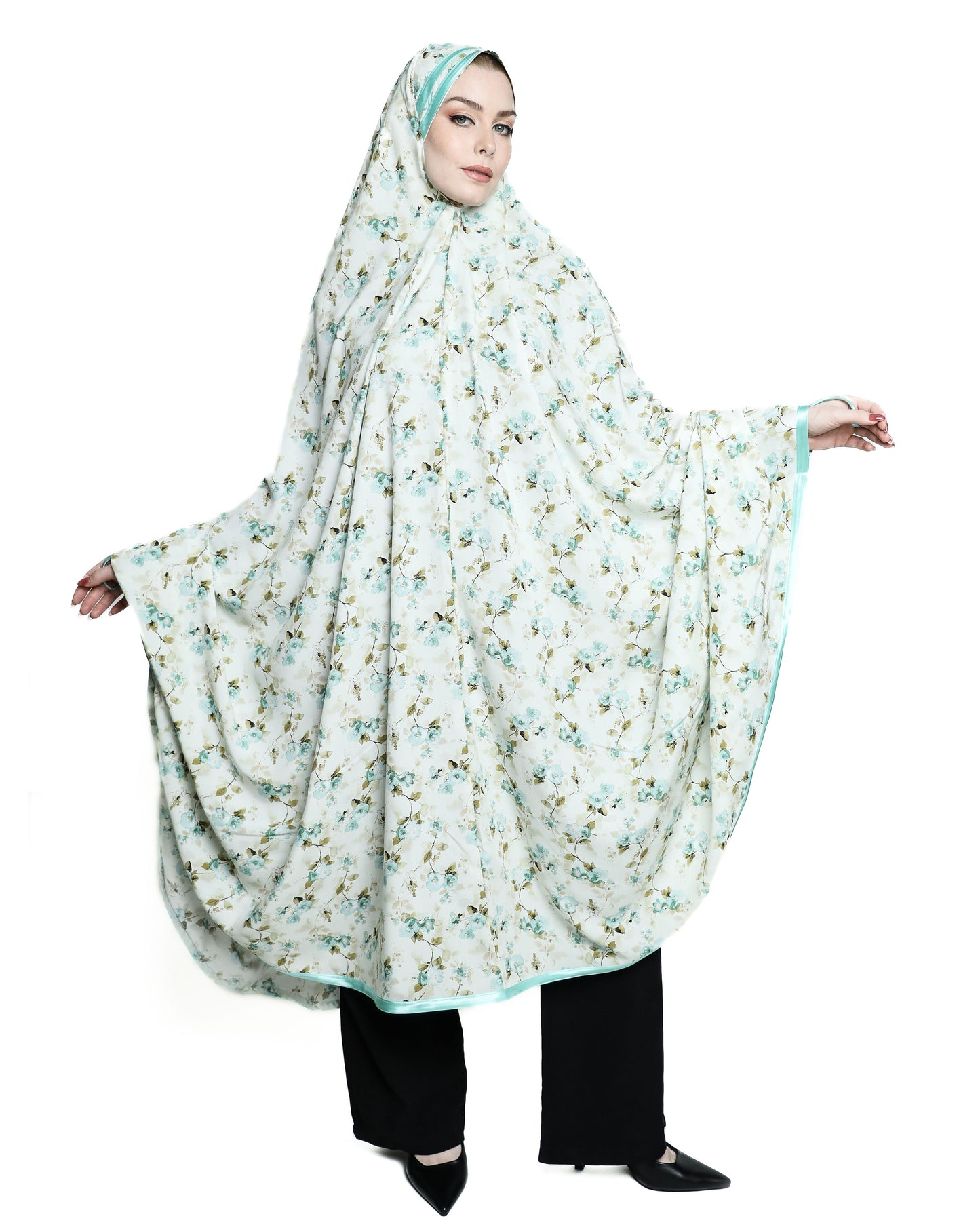 Floral Praying Hijab