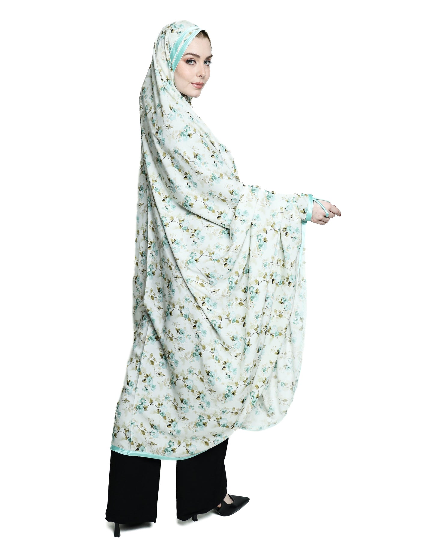 Floral Praying Hijab