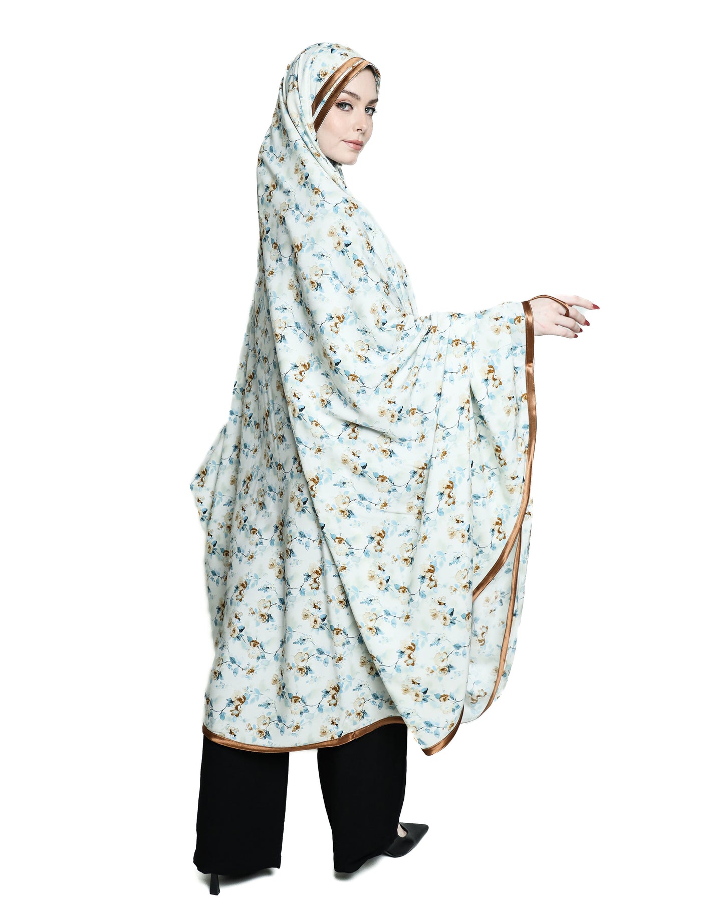 Floral Praying Hijab