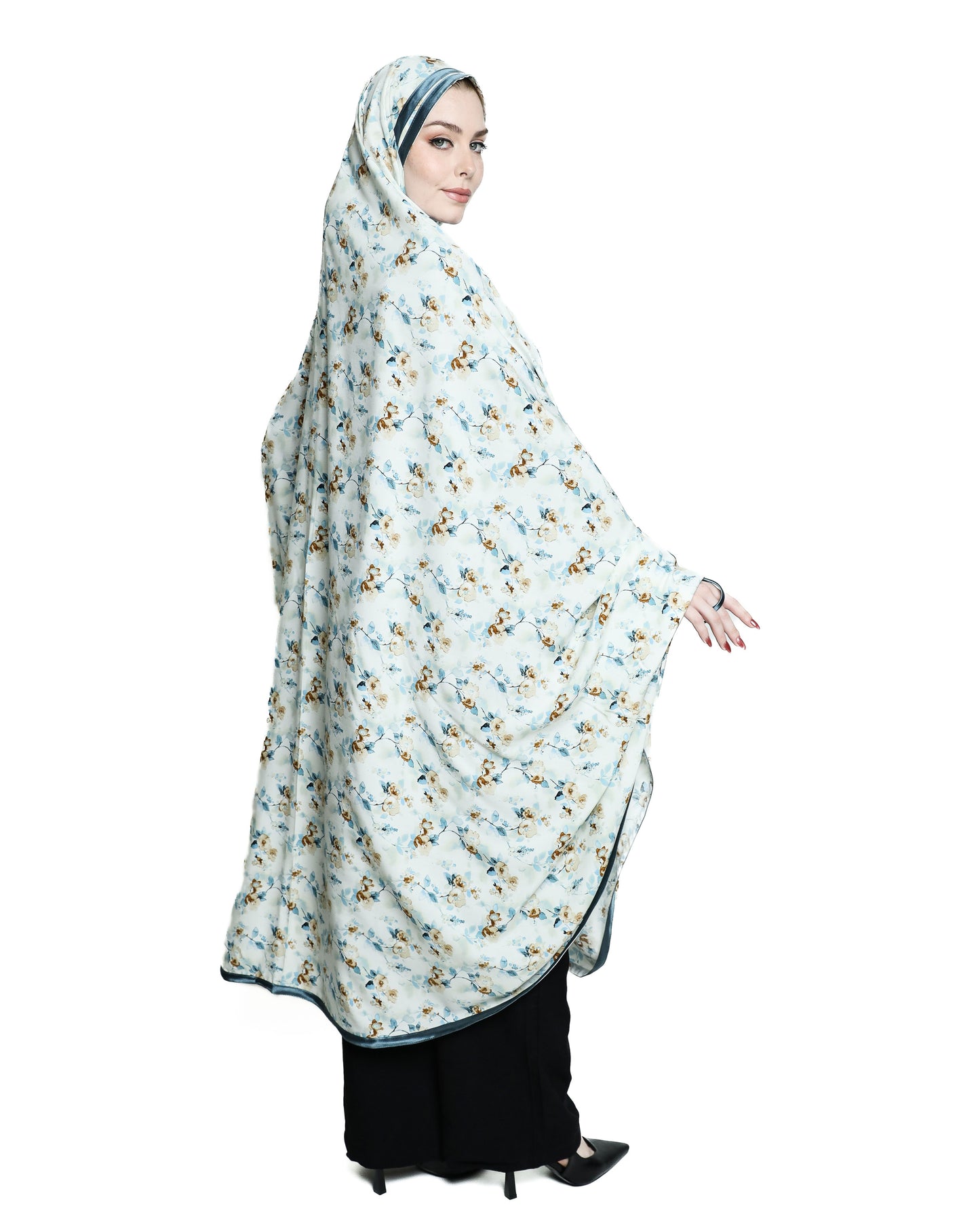 Floral Praying Hijab
