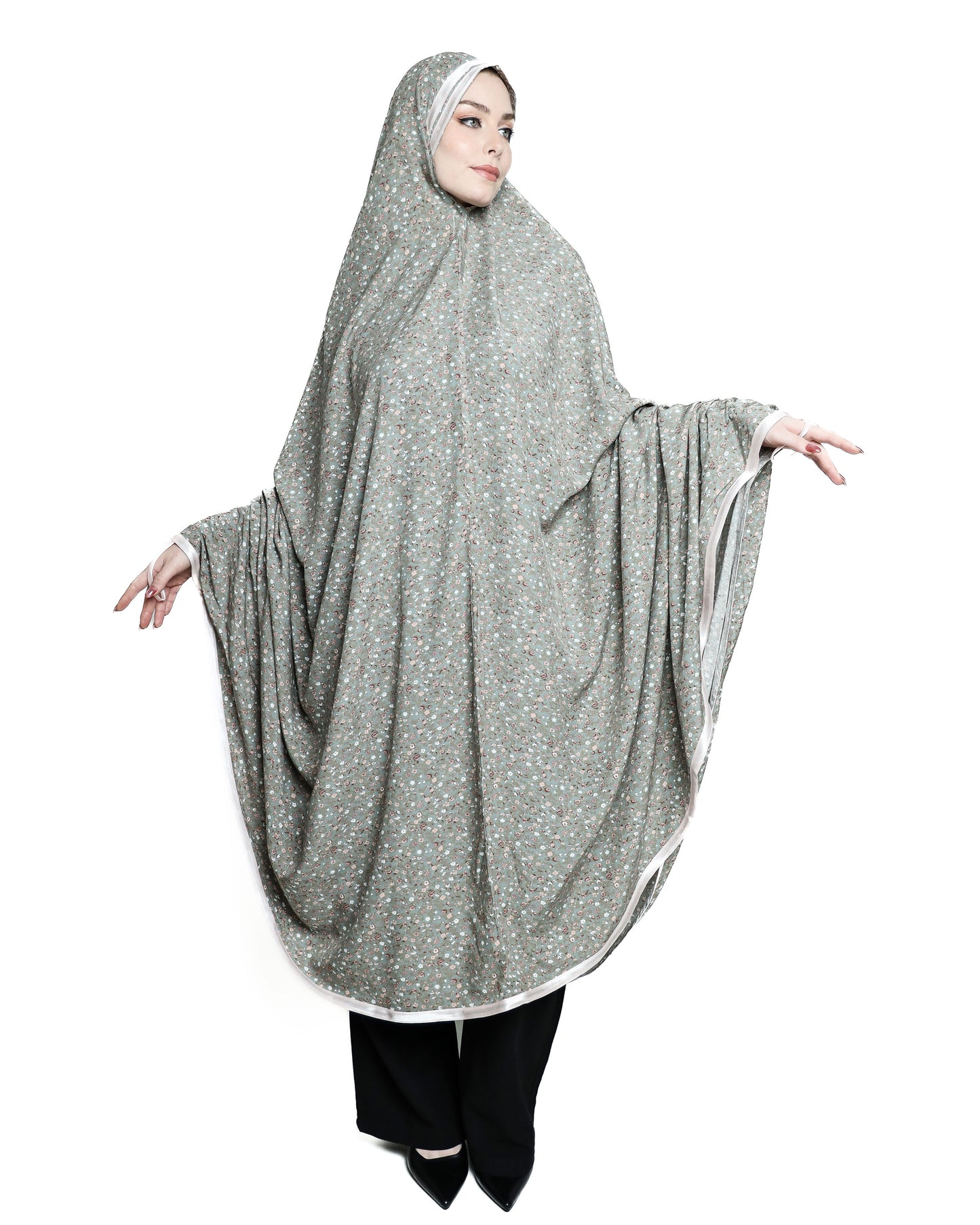 Ditsy Floral Praying Hijab