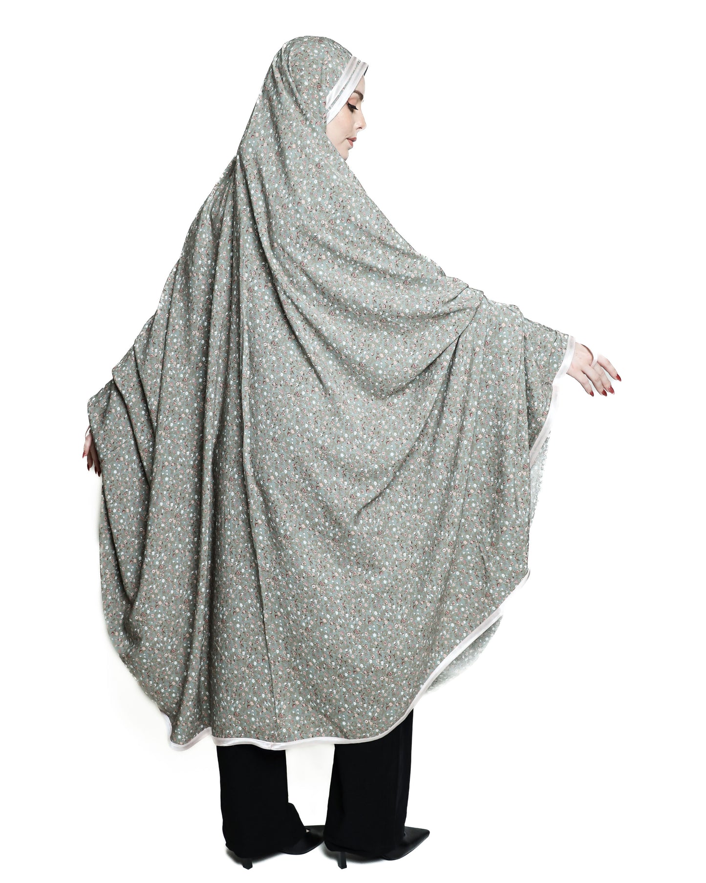 Ditsy Floral Praying Hijab