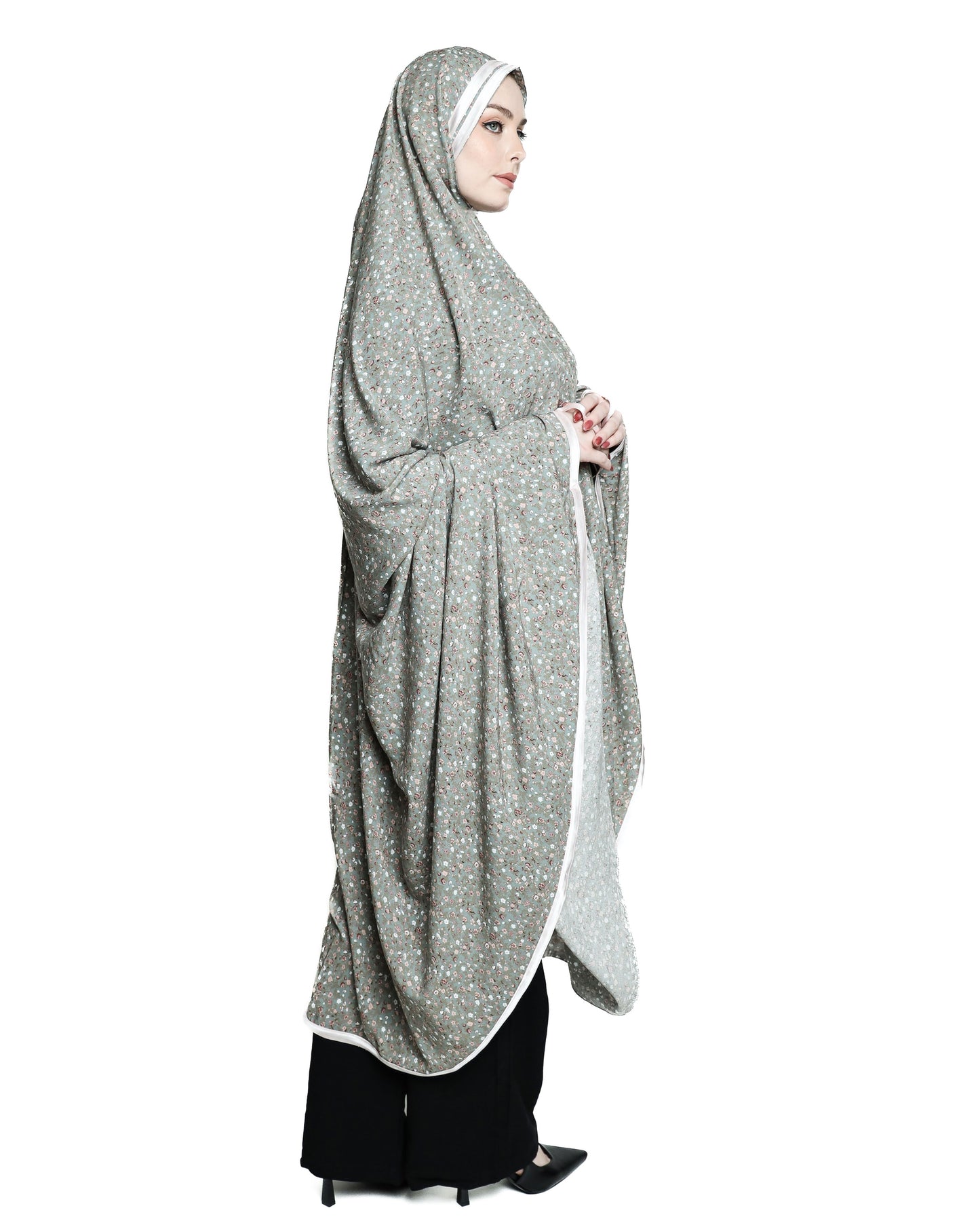 Ditsy Floral Praying Hijab